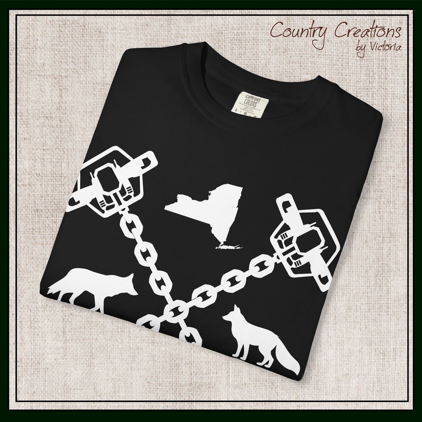New York Trapper Unisex Comfort Colors T-Shirt – Hunter Lover Gift, Rustic Outdoor Graphic Tee (P6028)