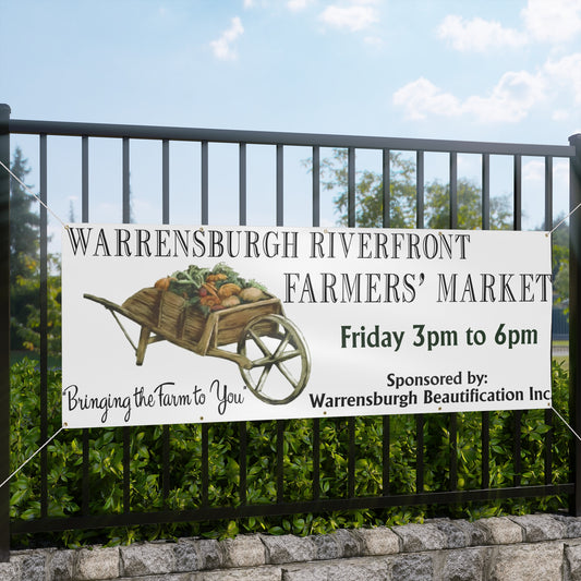 Warrensburgh Farmers' Market Banner - Promote Your Events with Style!