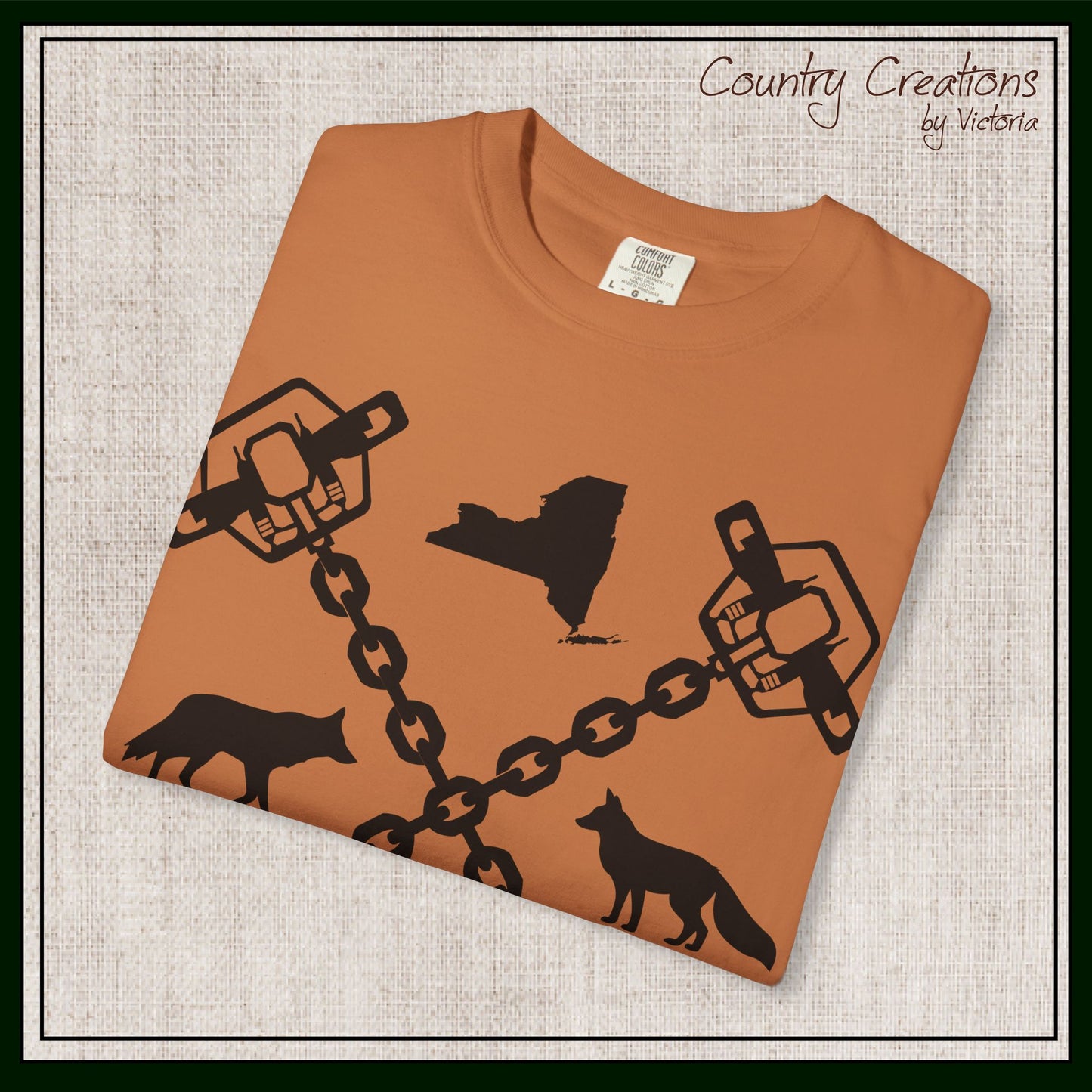 New York Trapper Unisex Comfort Colors T-Shirt – Hunter Lover Gift, Rustic Outdoor Graphic Tee (P6028)