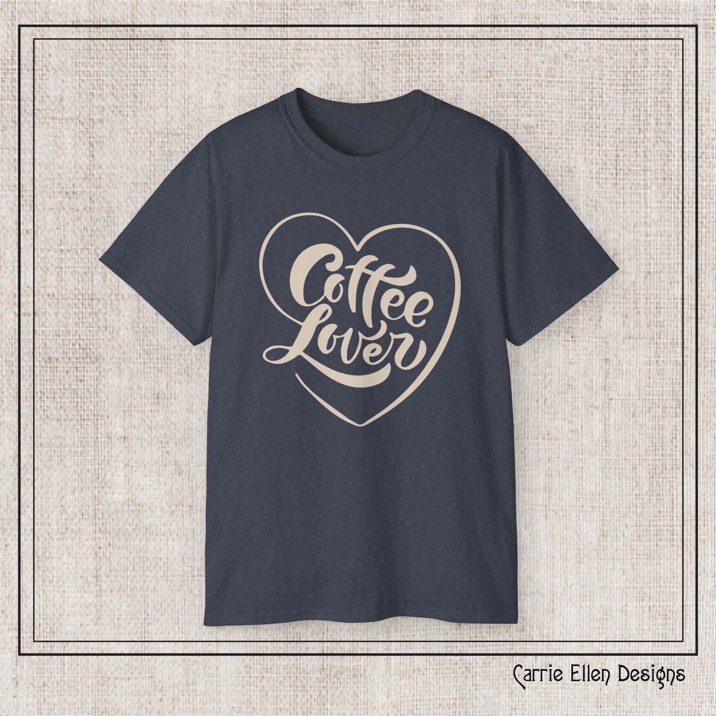 Coffee Lover Short Sleeve T-Shirt – Cute Printed Coffee Gift for Coffeeholics, Casual Everyday Wear (P-6060)