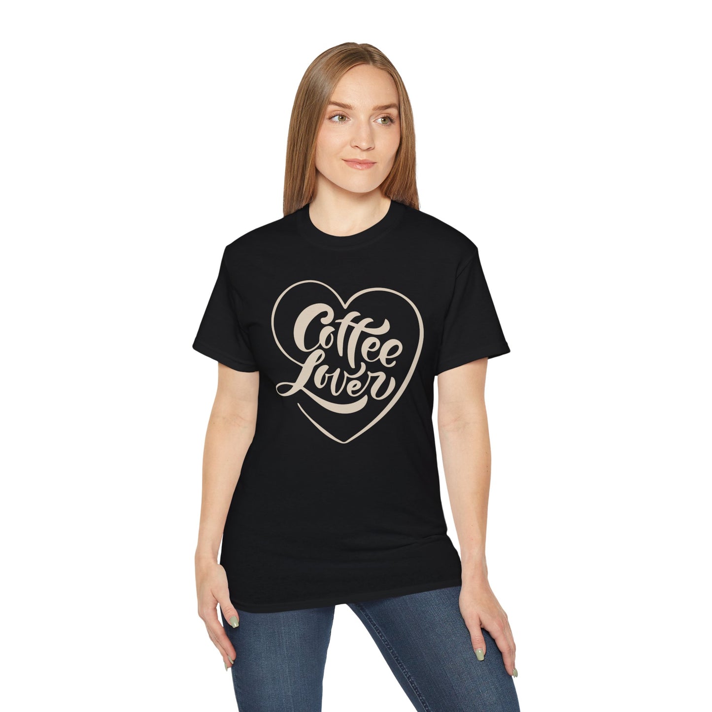 Coffee Lover Short Sleeve T-Shirt – Cute Printed Coffee Gift for Coffeeholics, Casual Everyday Wear (P-6060)