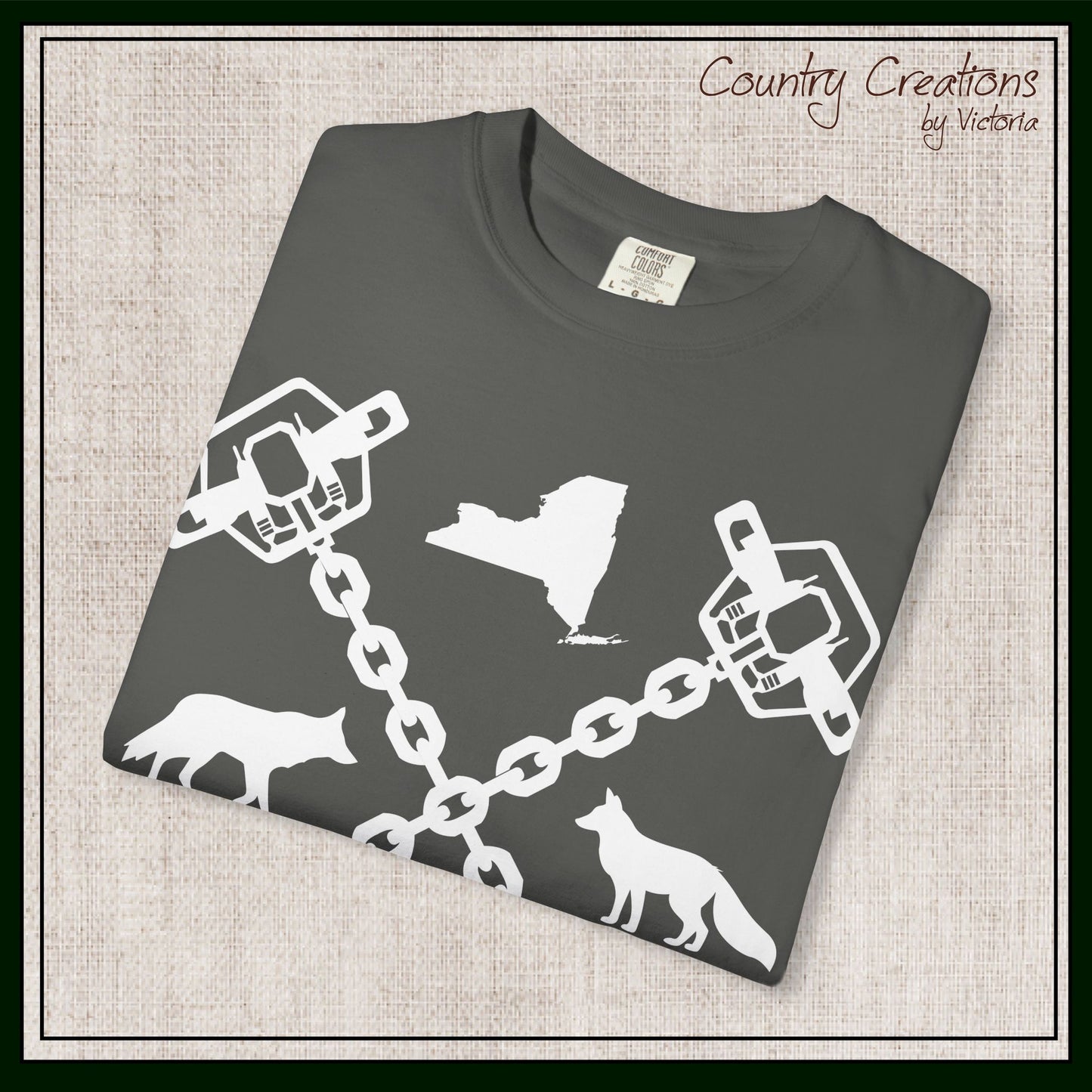 New York Trapper Unisex Comfort Colors T-Shirt – Hunter Lover Gift, Rustic Outdoor Graphic Tee (P6028)