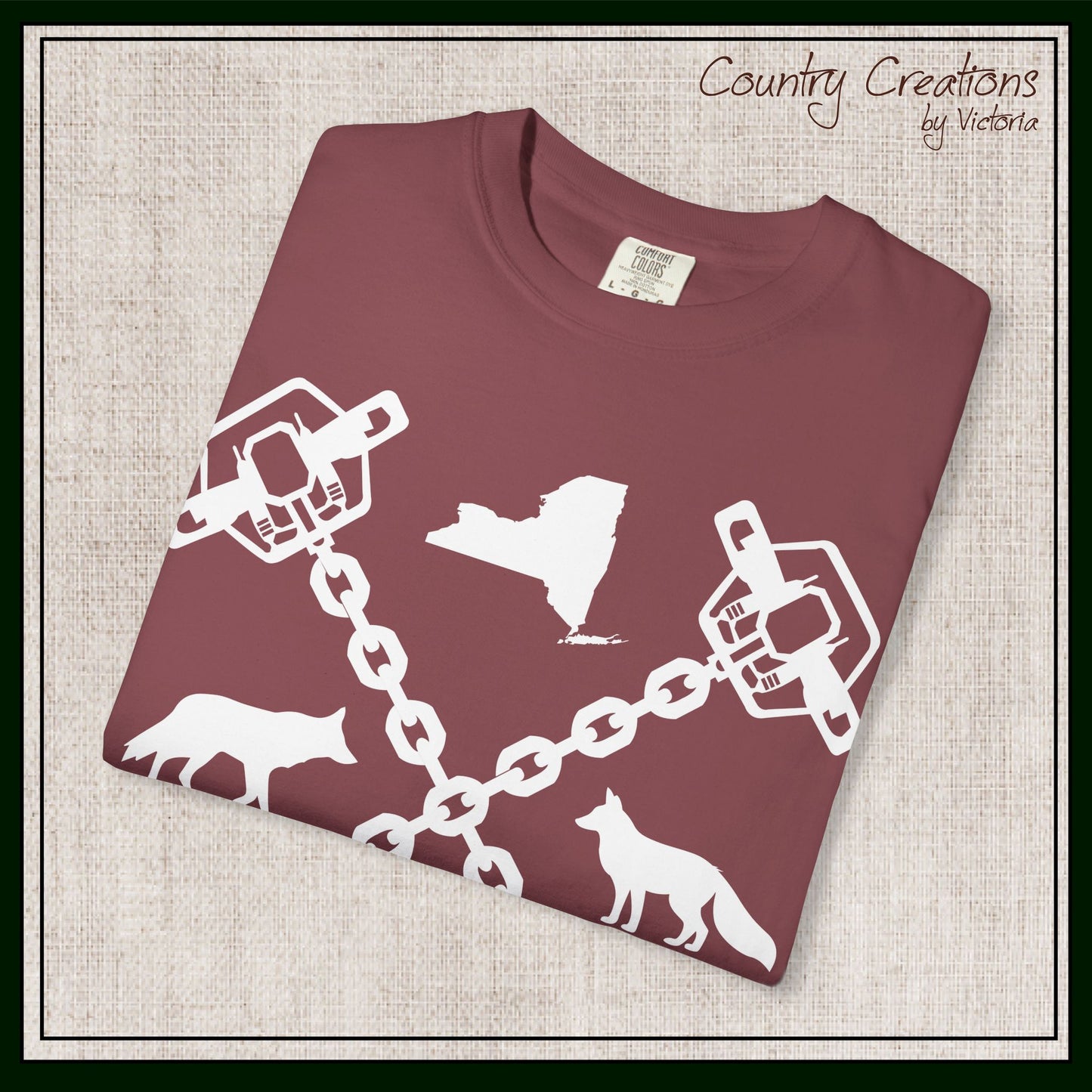New York Trapper Unisex Comfort Colors T-Shirt – Hunter Lover Gift, Rustic Outdoor Graphic Tee (P6028)