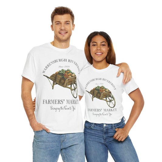 Warrensburgh Farmers' Market Short Sleeve Unisex Heavy Cotton Short Sleeve Tee (P-6008)