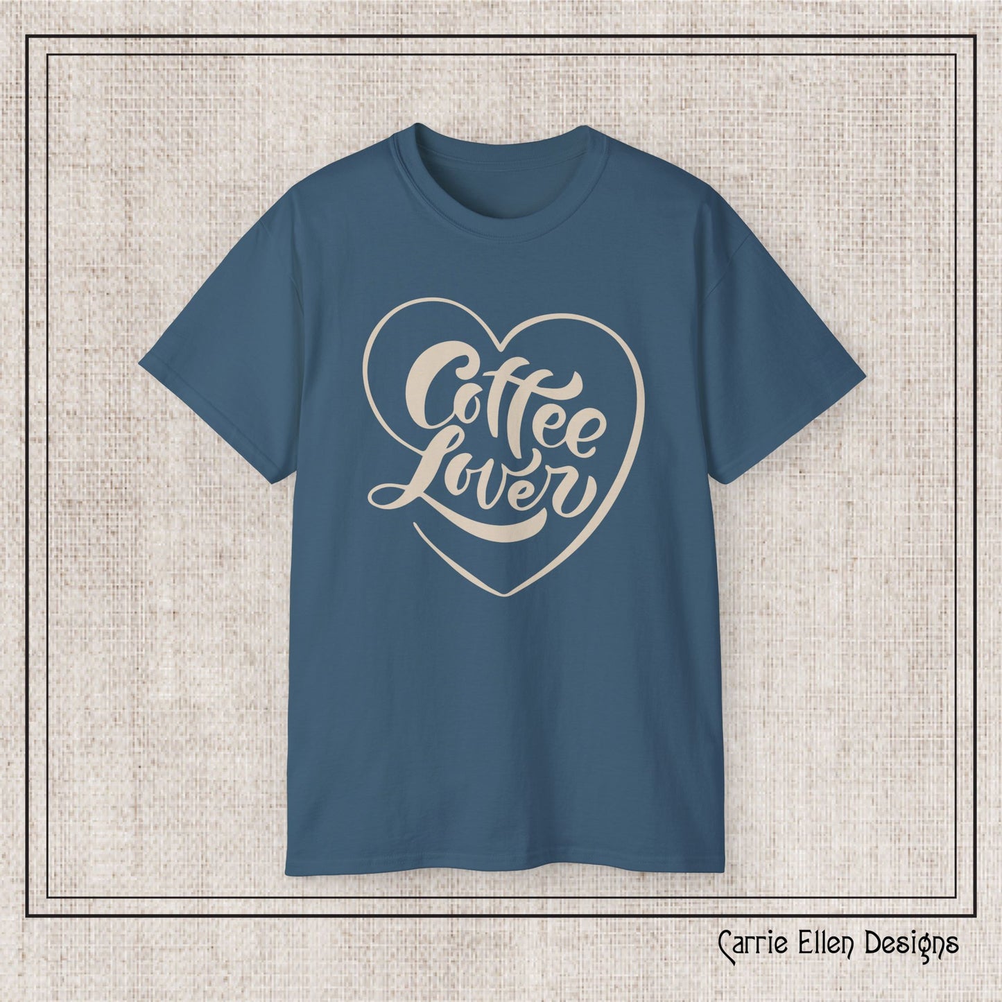 Coffee Lover Short Sleeve T-Shirt – Cute Printed Coffee Gift for Coffeeholics, Casual Everyday Wear (P-6060)