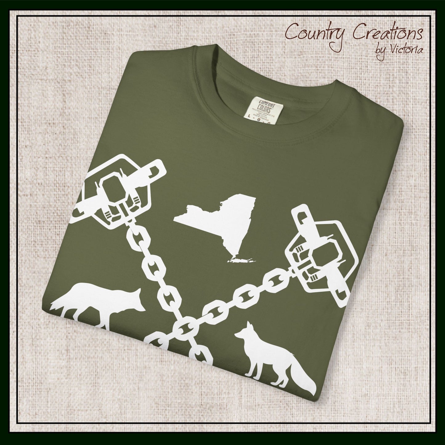 New York Trapper Unisex Comfort Colors T-Shirt – Hunter Lover Gift, Rustic Outdoor Graphic Tee (P6028)