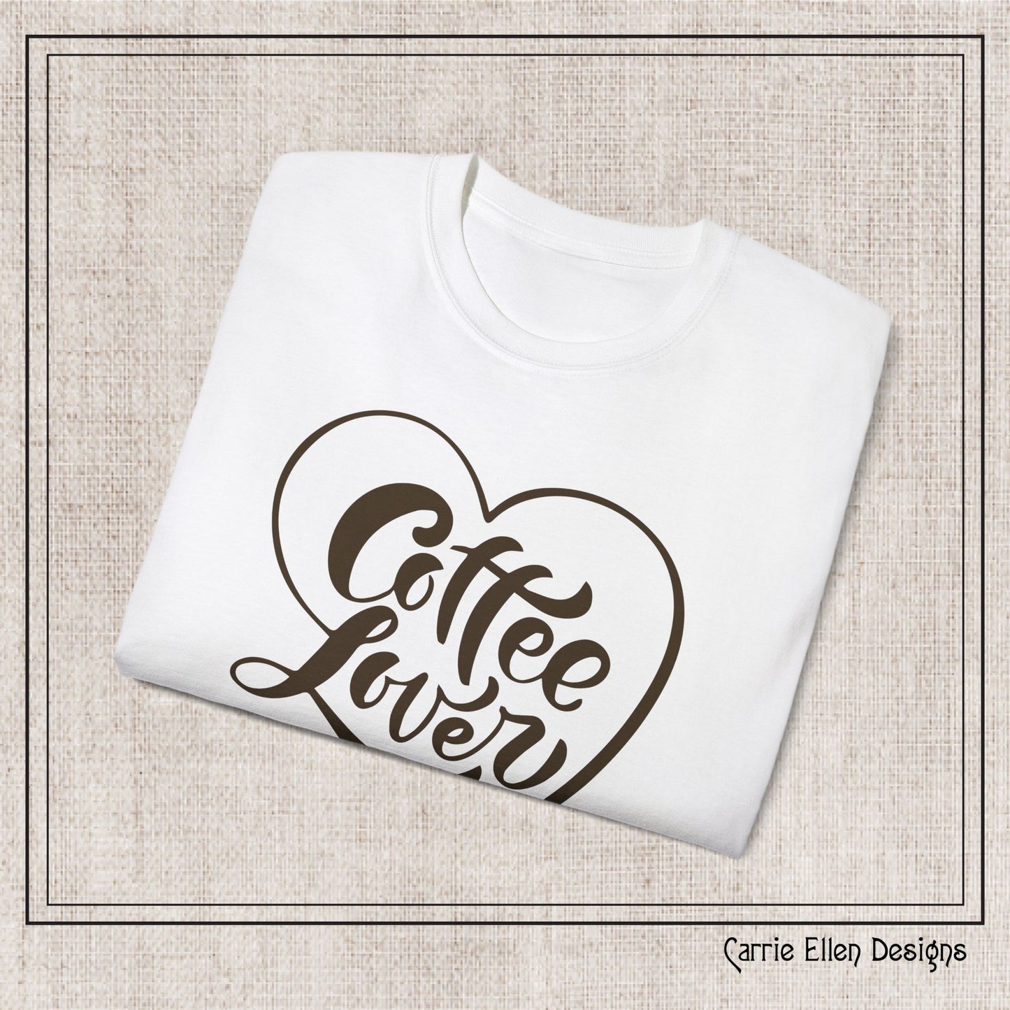 Coffee Lover Short Sleeve T-Shirt – Cute Printed Coffee Gift for Coffeeholics, Casual Everyday Wear (P-6060)