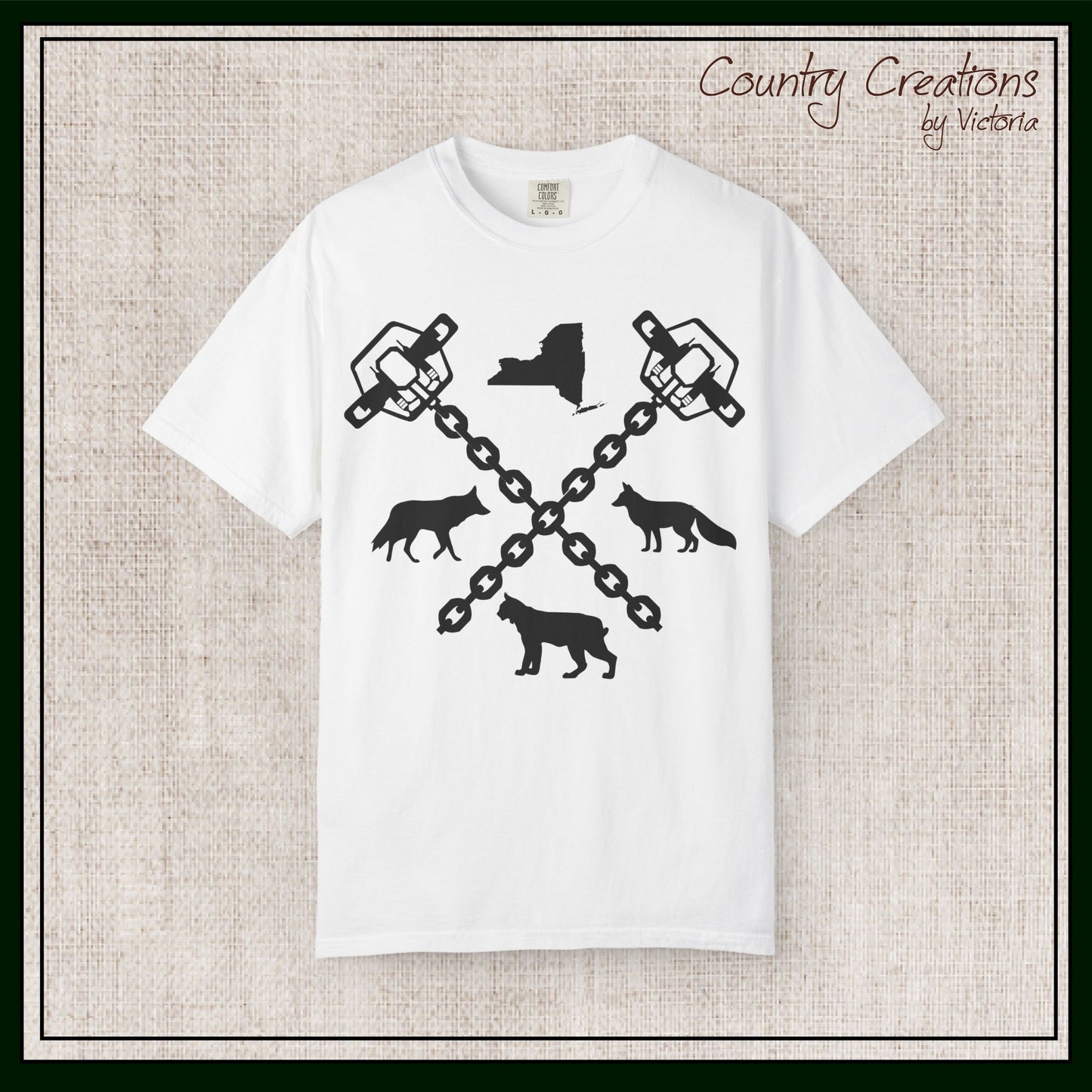 New York Trapper Unisex Comfort Colors T-Shirt – Hunter Lover Gift, Rustic Outdoor Graphic Tee (P6028)