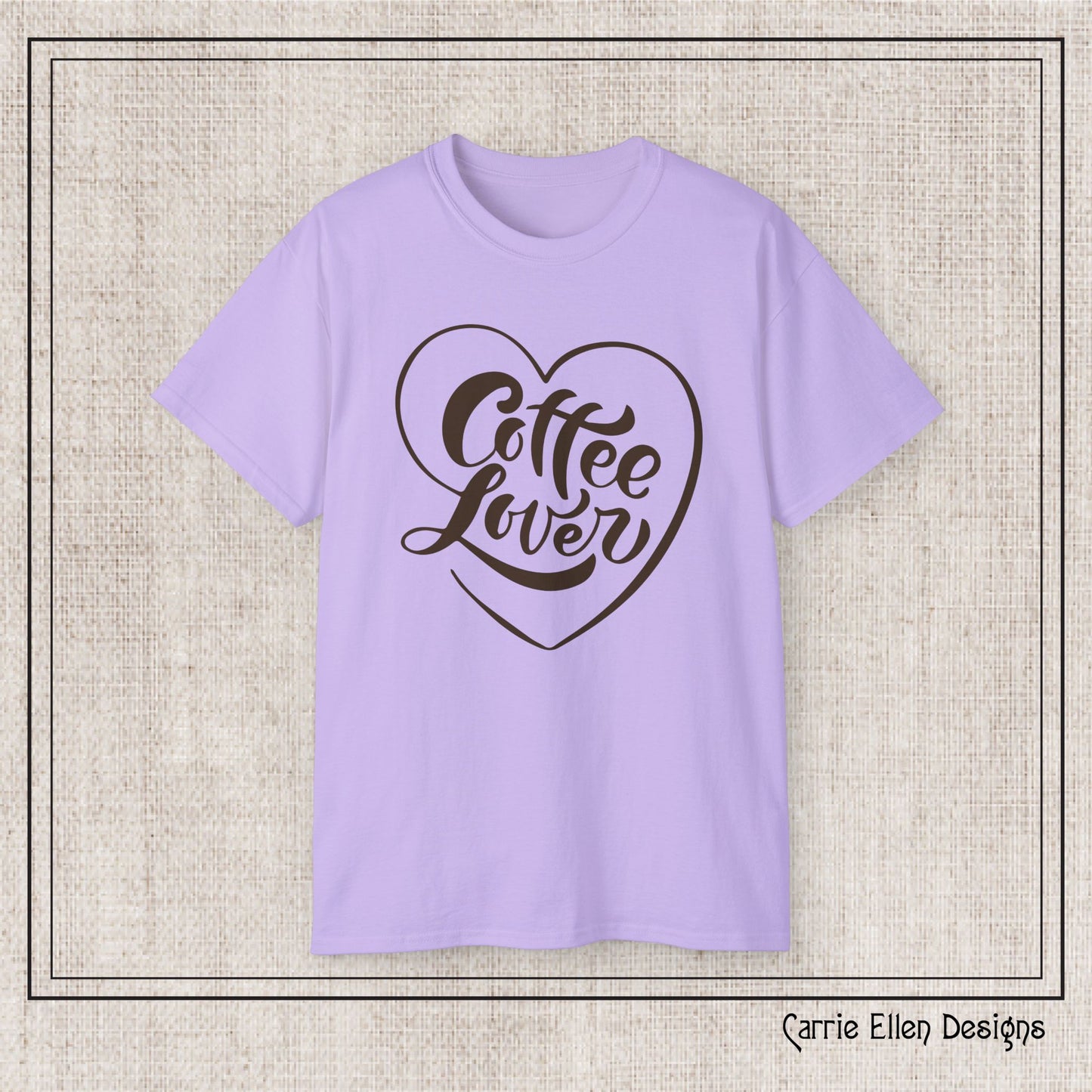 Coffee Lover Short Sleeve T-Shirt – Cute Printed Coffee Gift for Coffeeholics, Casual Everyday Wear (P-6060)