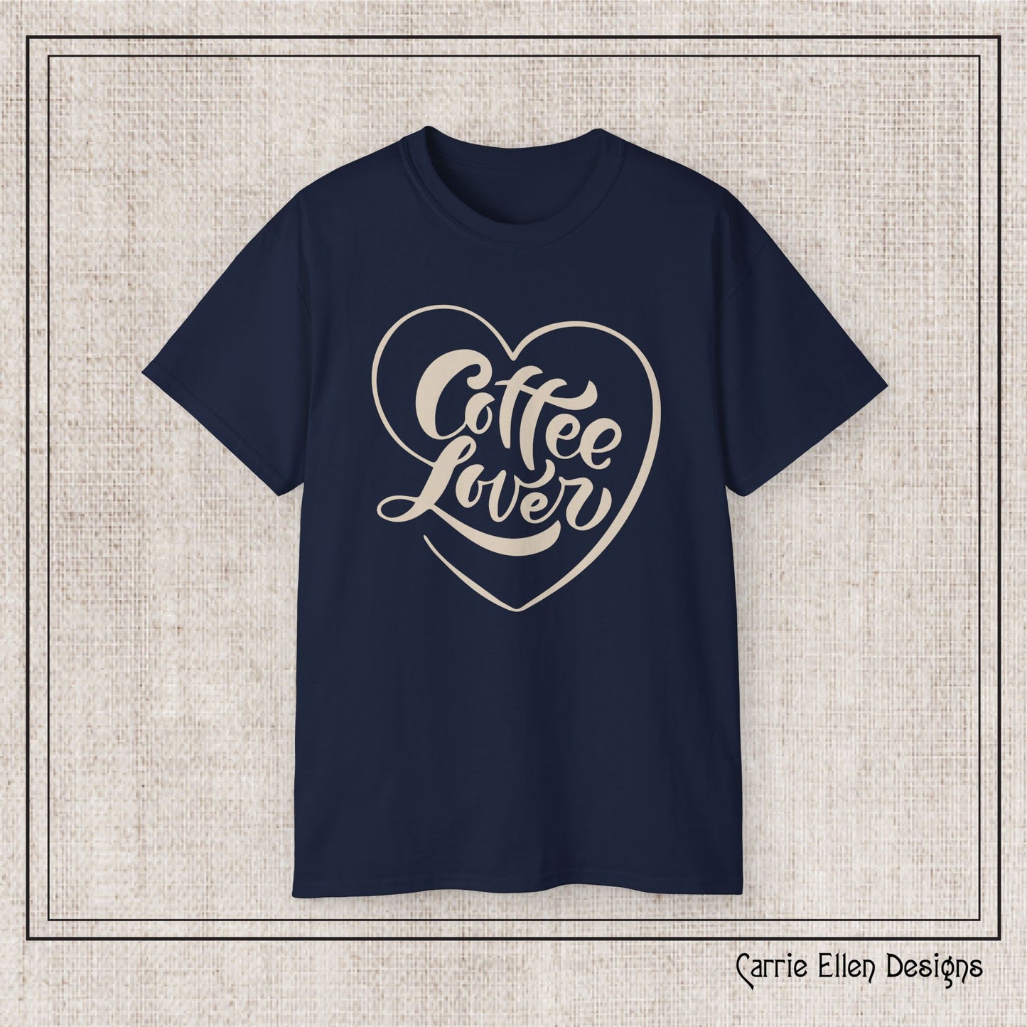 Coffee Lover Short Sleeve T-Shirt – Cute Printed Coffee Gift for Coffeeholics, Casual Everyday Wear (P-6060)