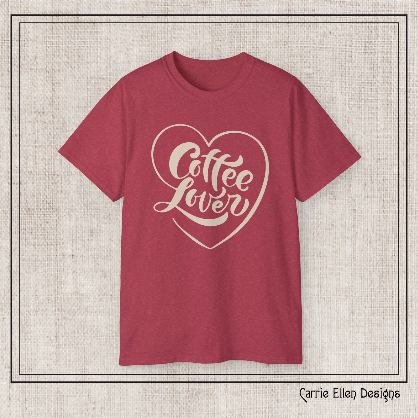 Coffee Lover Short Sleeve T-Shirt – Cute Printed Coffee Gift for Coffeeholics, Casual Everyday Wear (P-6060)