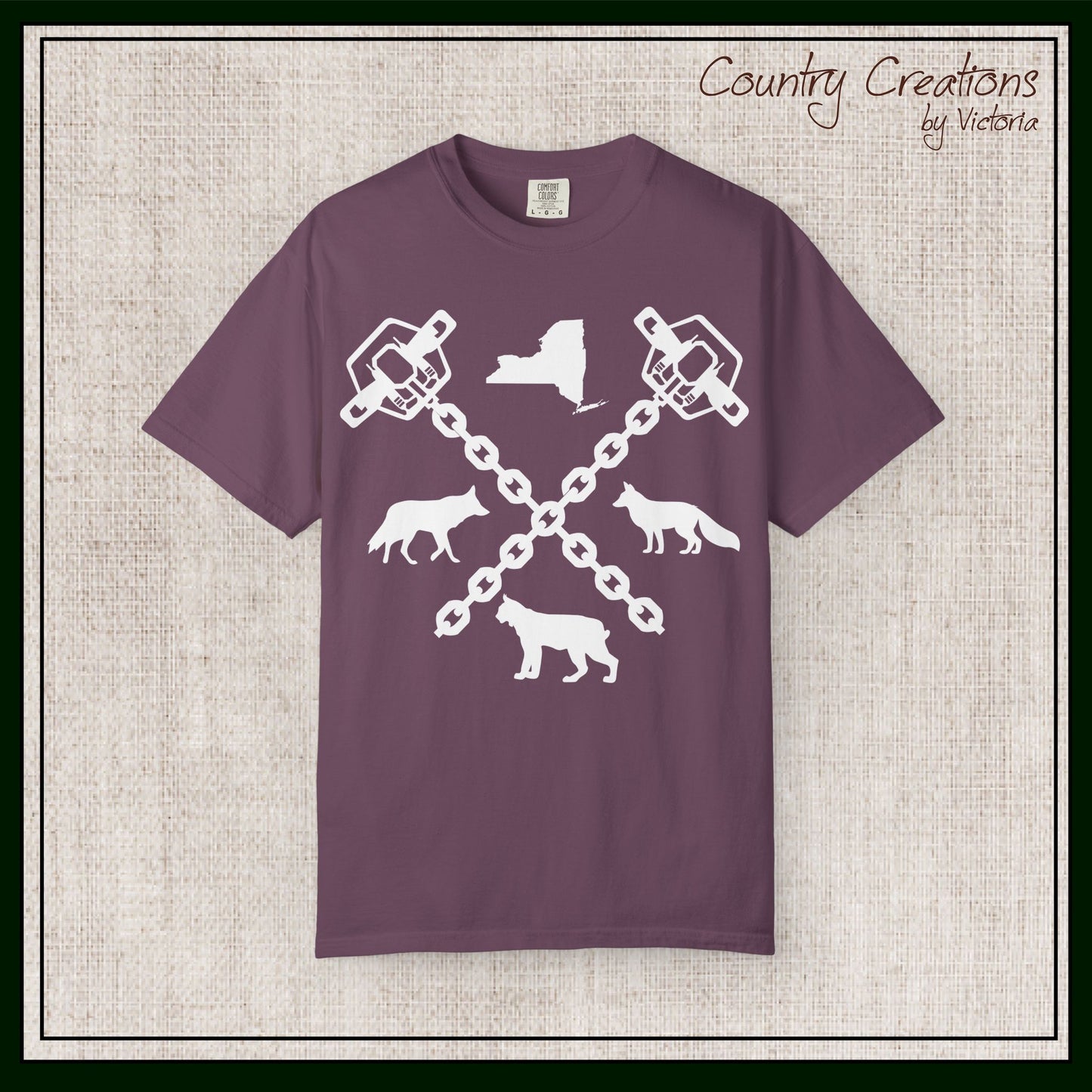 New York Trapper Unisex Comfort Colors T-Shirt – Hunter Lover Gift, Rustic Outdoor Graphic Tee (P6028)