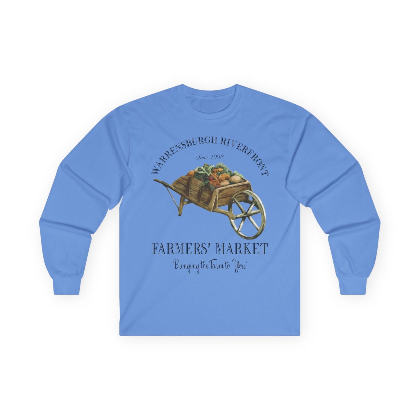 Warrensburgh Riverfront Farmers Market Unisex Long Sleeve Tee (P-6011)