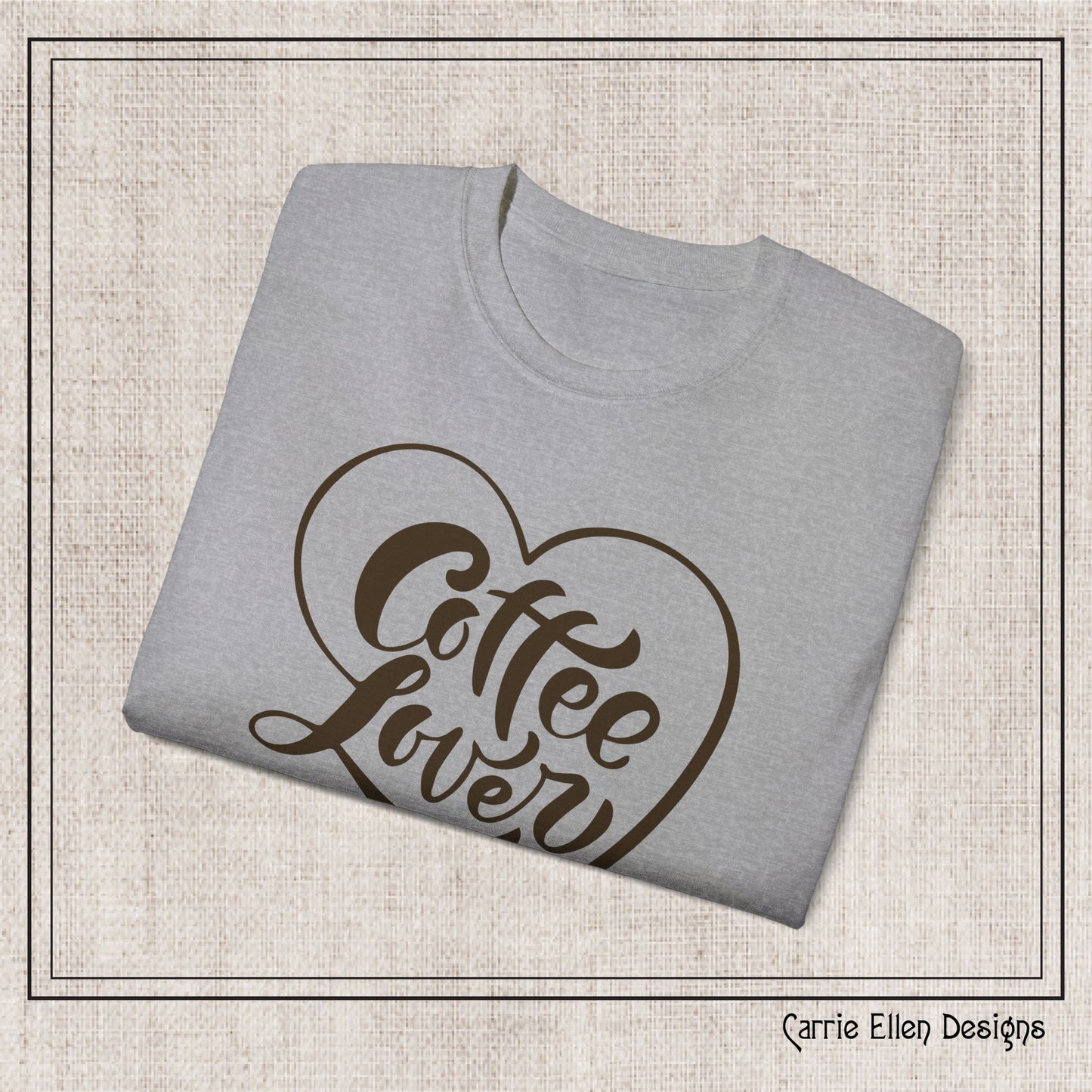 Coffee Lover Short Sleeve T-Shirt – Cute Printed Coffee Gift for Coffeeholics, Casual Everyday Wear (P-6060)