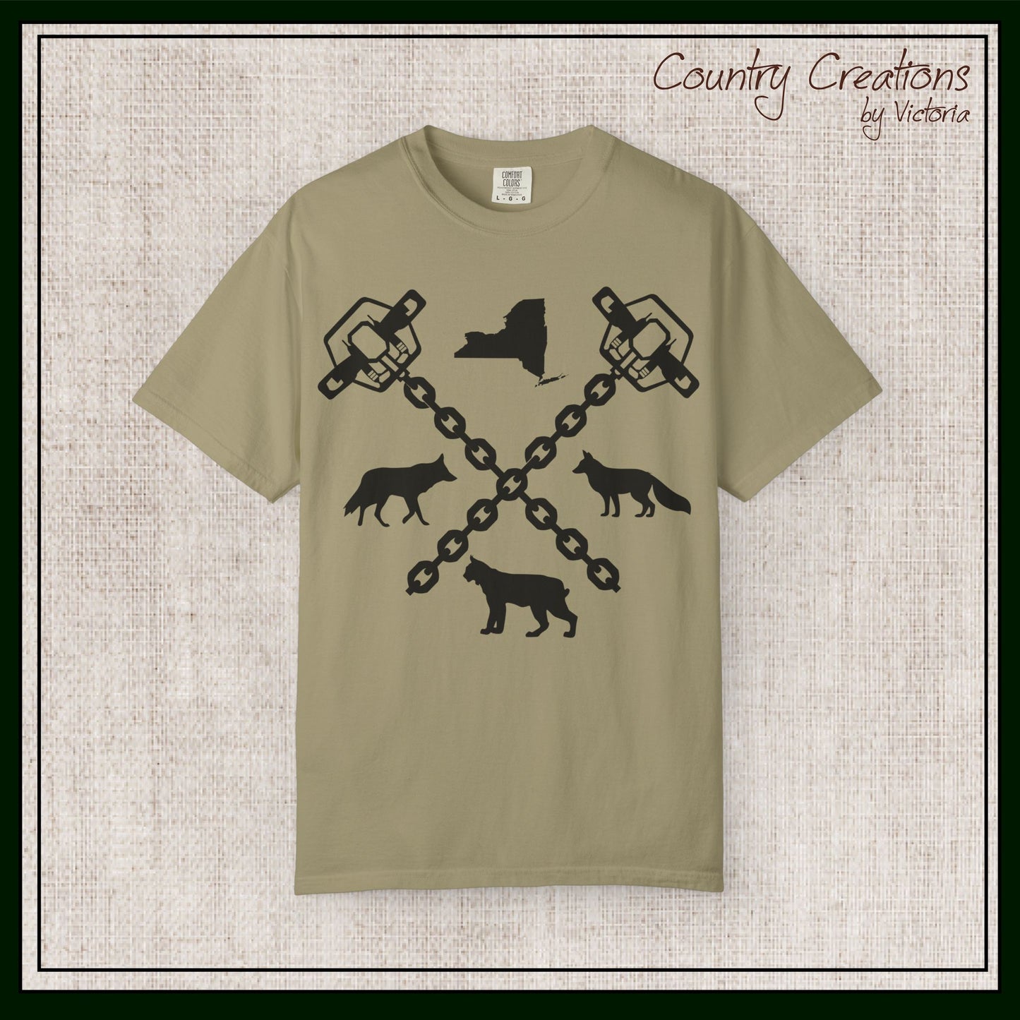 New York Trapper Unisex Comfort Colors T-Shirt – Hunter Lover Gift, Rustic Outdoor Graphic Tee (P6028)