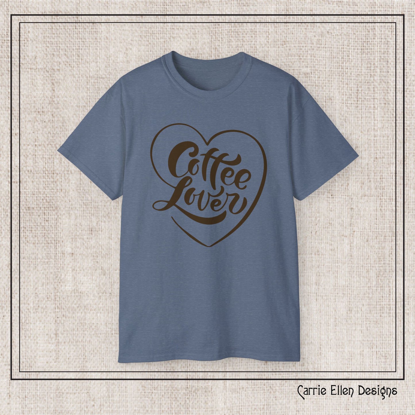 Coffee Lover Short Sleeve T-Shirt – Cute Printed Coffee Gift for Coffeeholics, Casual Everyday Wear (P-6060)