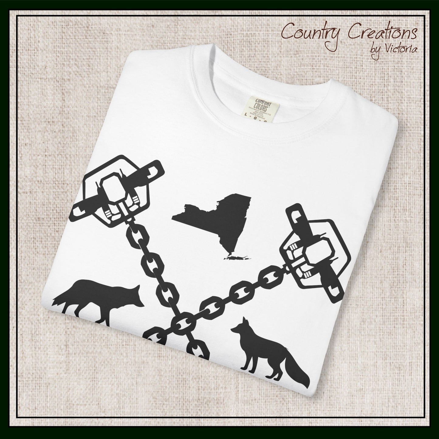 New York Trapper Unisex Comfort Colors T-Shirt – Hunter Lover Gift, Rustic Outdoor Graphic Tee (P6028)
