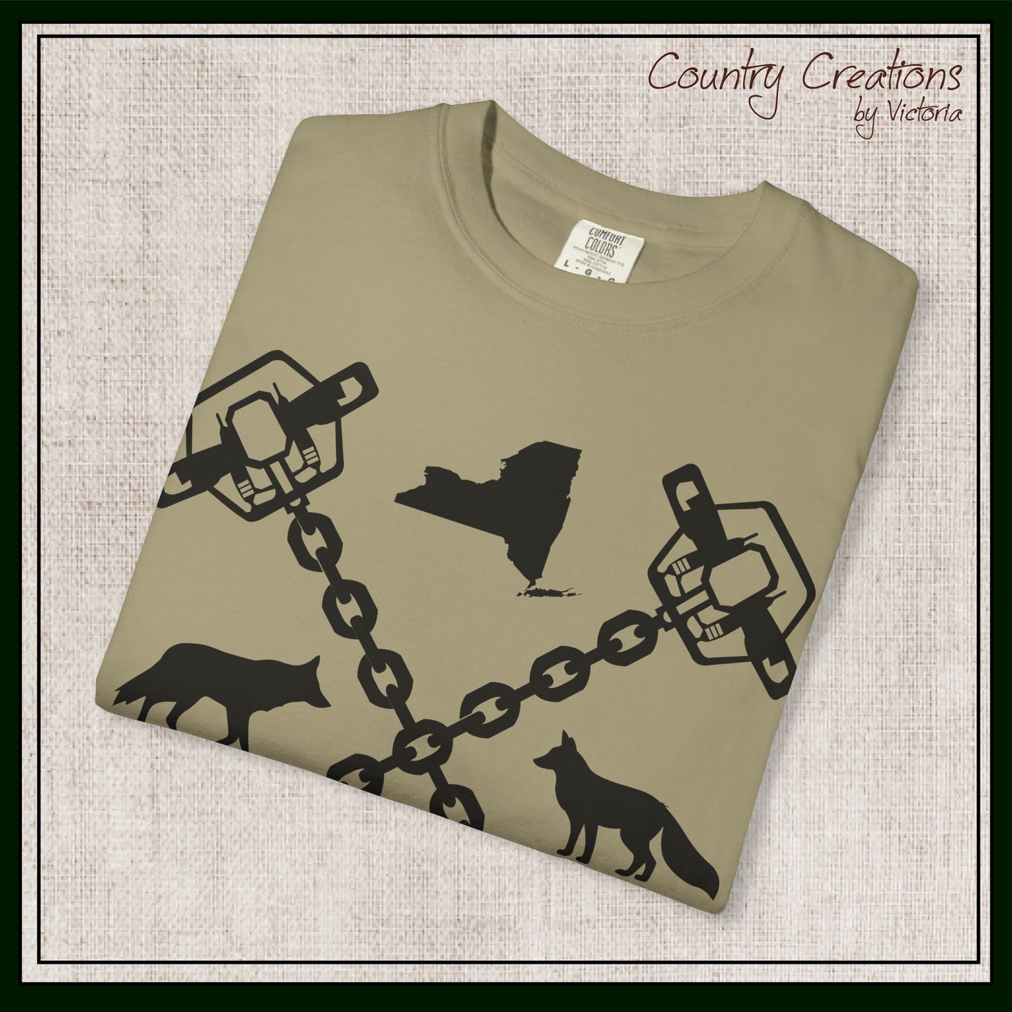 New York Trapper Unisex Comfort Colors T-Shirt – Hunter Lover Gift, Rustic Outdoor Graphic Tee (P6028)