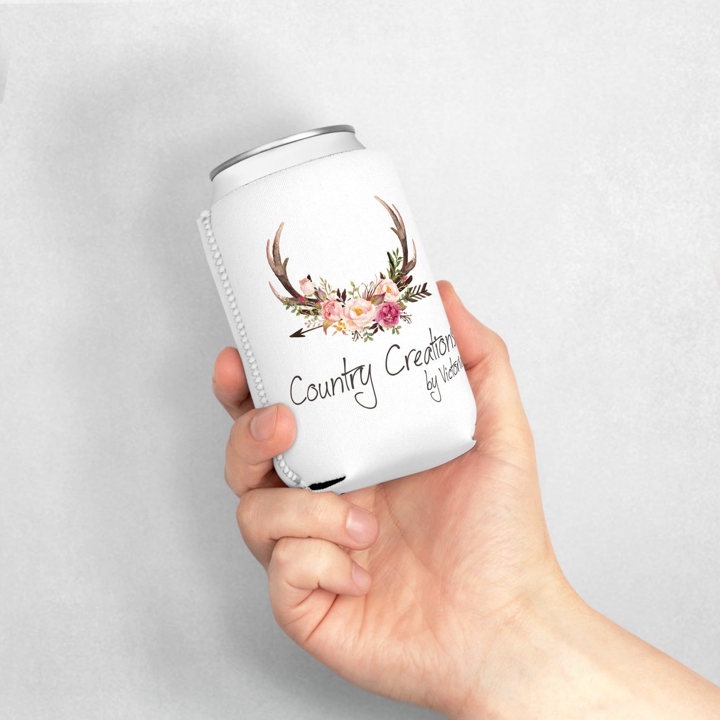Country Creations 12 oz Can Cooler Sleeve – Collapsible Neoprene Beverage Holder (P6030)