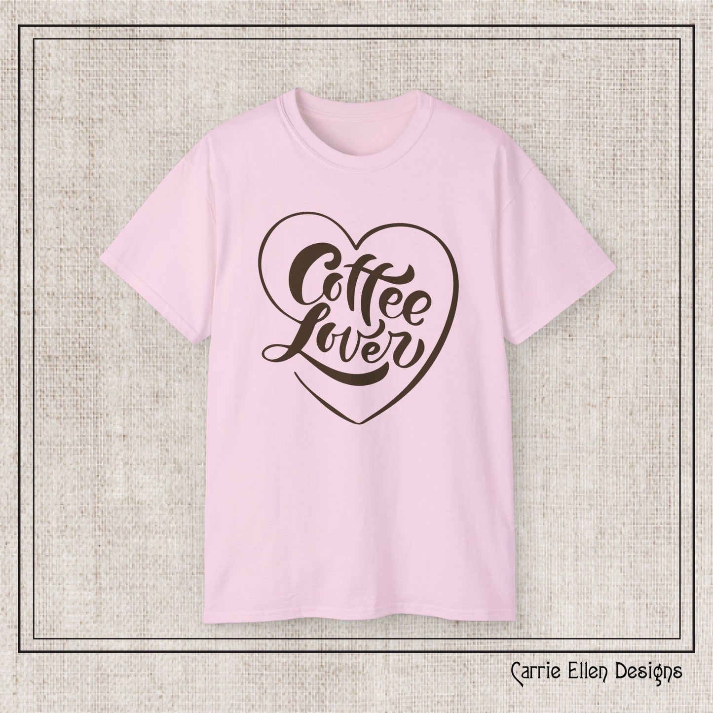 Coffee Lover Short Sleeve T-Shirt – Cute Printed Coffee Gift for Coffeeholics, Casual Everyday Wear (P-6060)