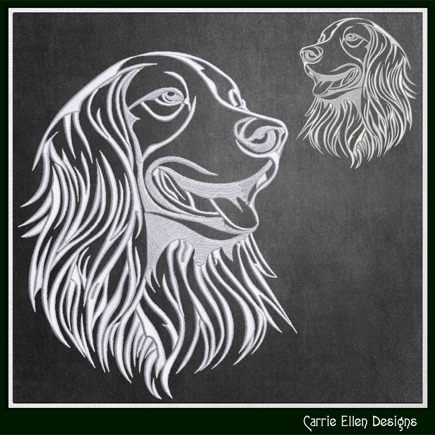 Irish Setter Machine Embroidery Design, Dog Lover Embroidery Pattern, Pet Embroidery, 6 Sizes (1567)