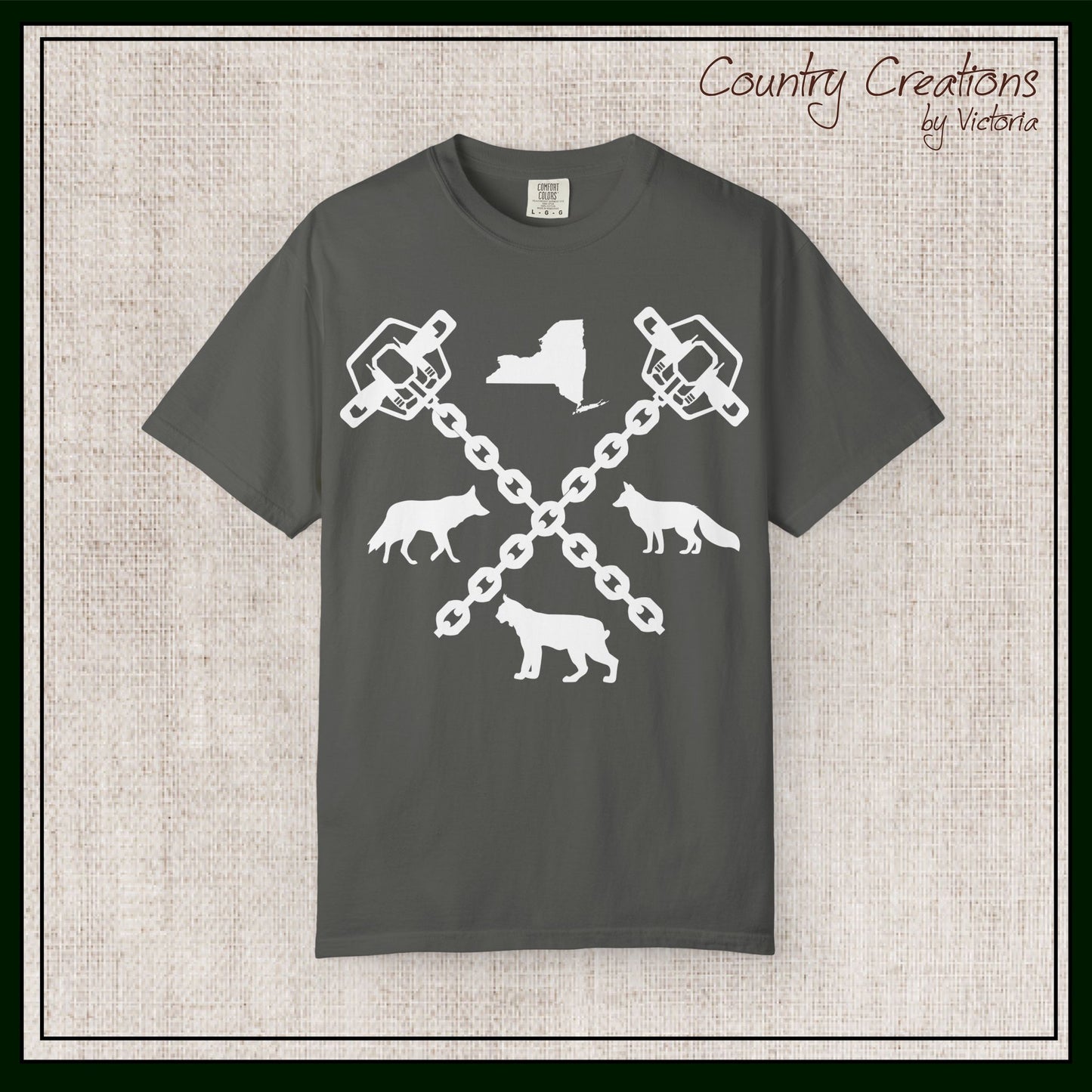 New York Trapper Unisex Comfort Colors T-Shirt – Hunter Lover Gift, Rustic Outdoor Graphic Tee (P6028)