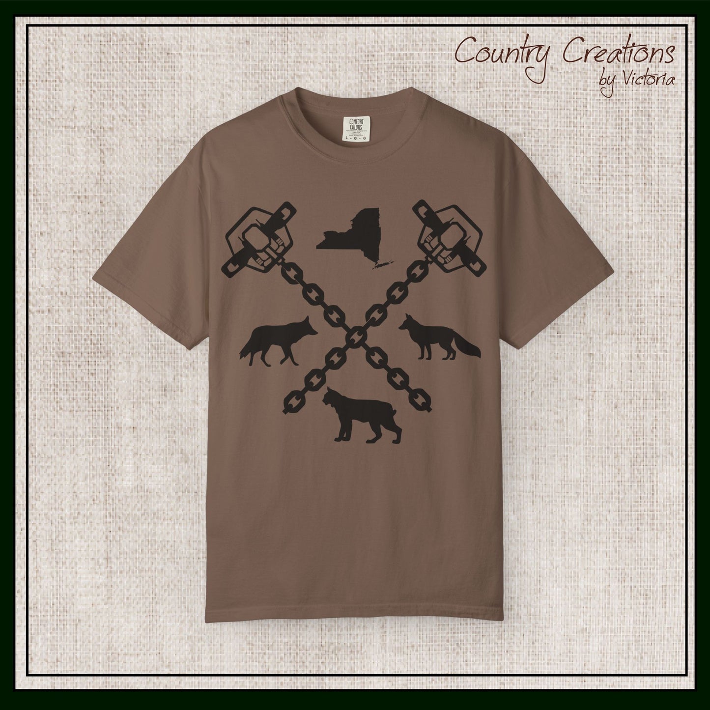 New York Trapper Unisex Comfort Colors T-Shirt – Hunter Lover Gift, Rustic Outdoor Graphic Tee (P6028)