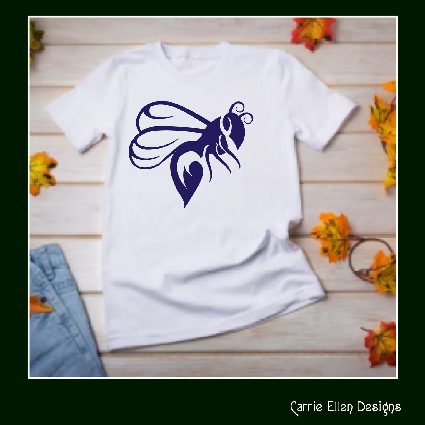 Bee Silhouette SVG Art, Wasp Insect Vector File, Minimalist Design Crafts (1661)