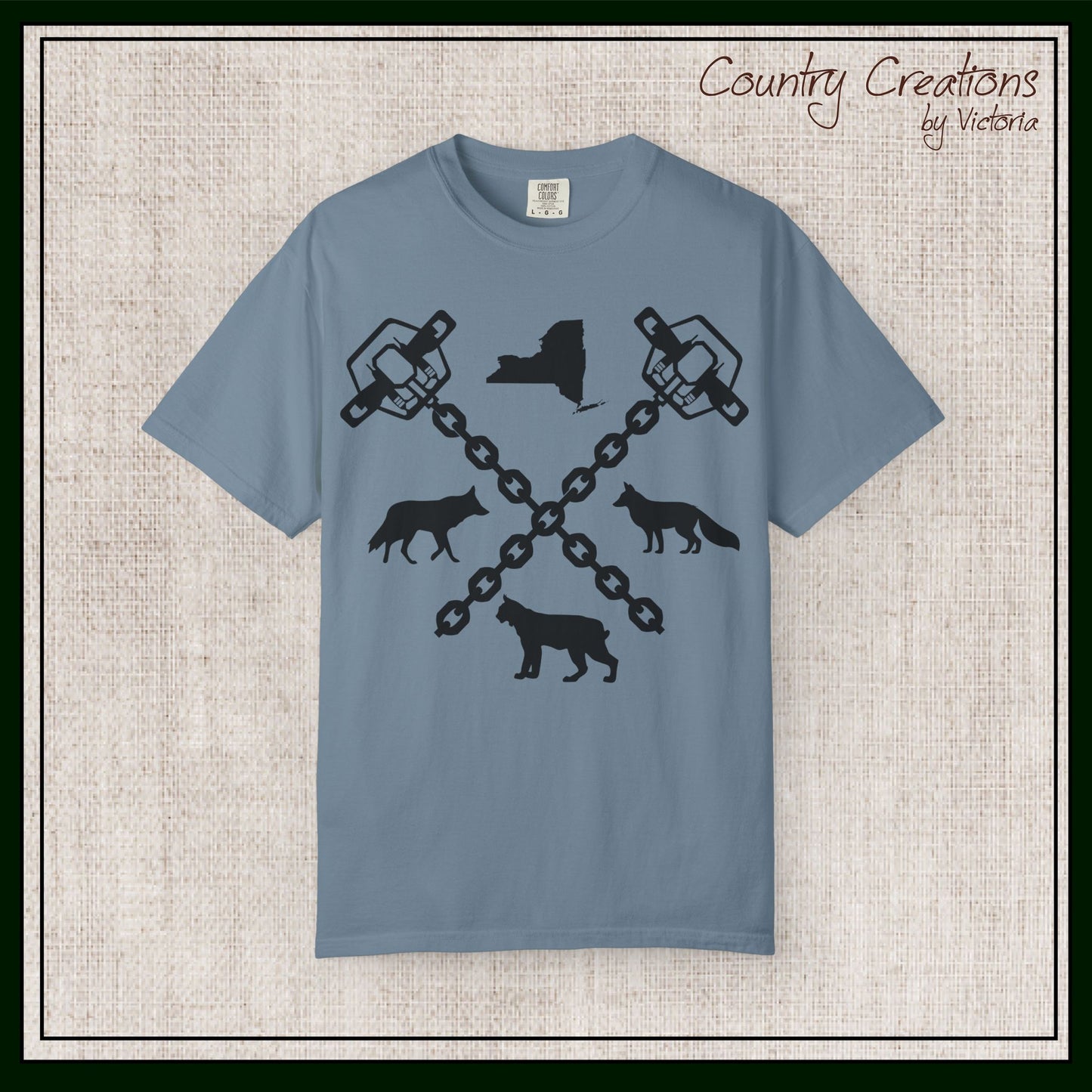 New York Trapper Unisex Comfort Colors T-Shirt – Hunter Lover Gift, Rustic Outdoor Graphic Tee (P6028)