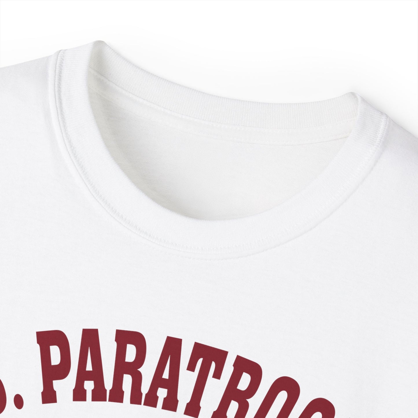 US Paratroops Camp Mackall North Carolina Short Sleeve Tee – Vintage WWII U.S. Army Reproduction T-Shirt, Military Pride Tee, Veteran Gift (P-6055)