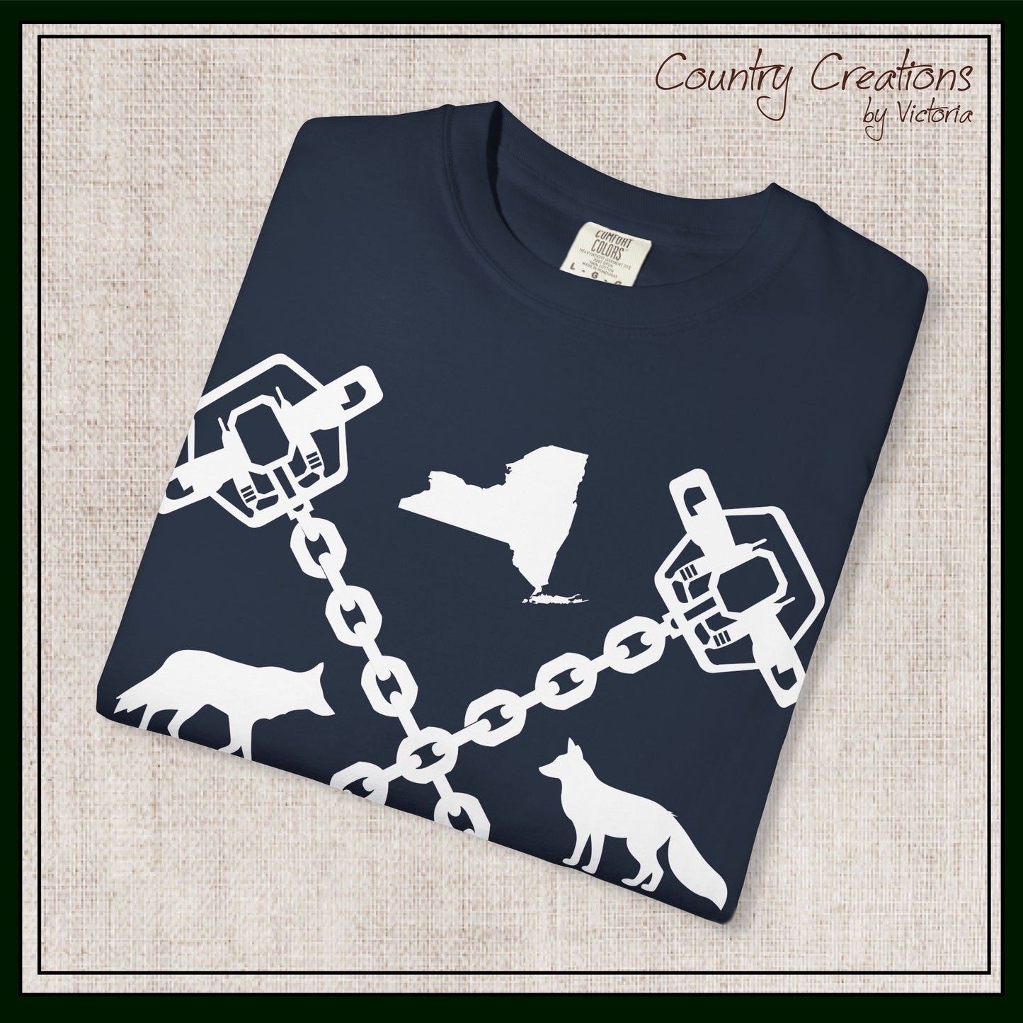 New York Trapper Unisex Comfort Colors T-Shirt – Hunter Lover Gift, Rustic Outdoor Graphic Tee (P6028)