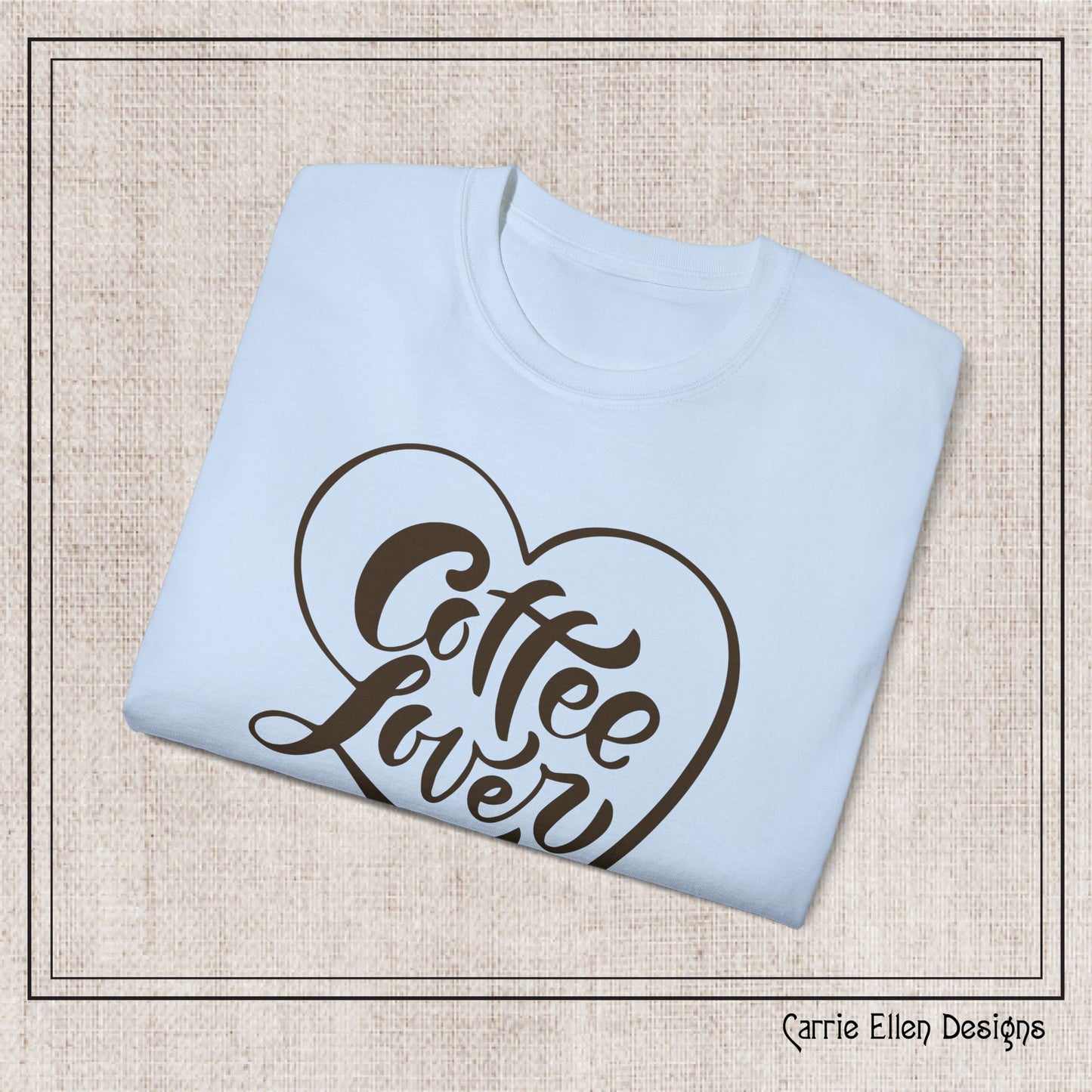 Coffee Lover Short Sleeve T-Shirt – Cute Printed Coffee Gift for Coffeeholics, Casual Everyday Wear (P-6060)