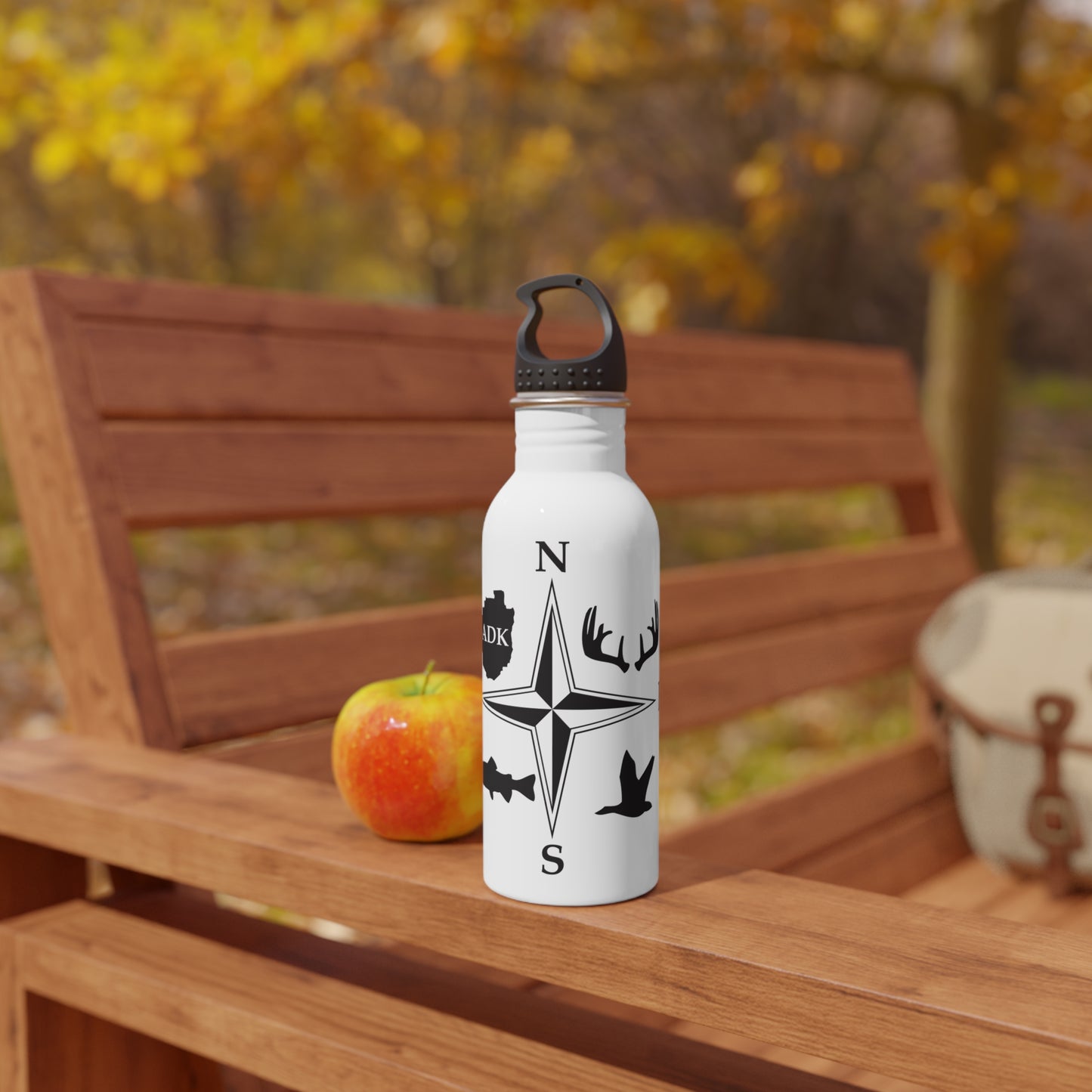 Adirondack Adventurers Compass 20 oz. Stainless Steel Water Bottle – ADK Adventure-Ready Hydration (P6029)