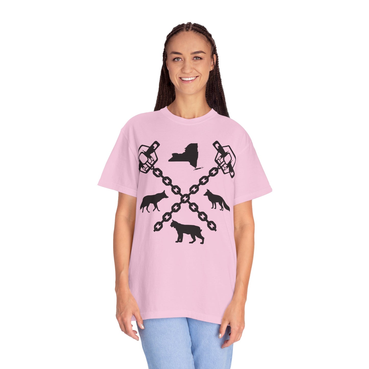 New York Trapper Unisex Comfort Colors T-Shirt – Hunter Lover Gift, Rustic Outdoor Graphic Tee (P6028)