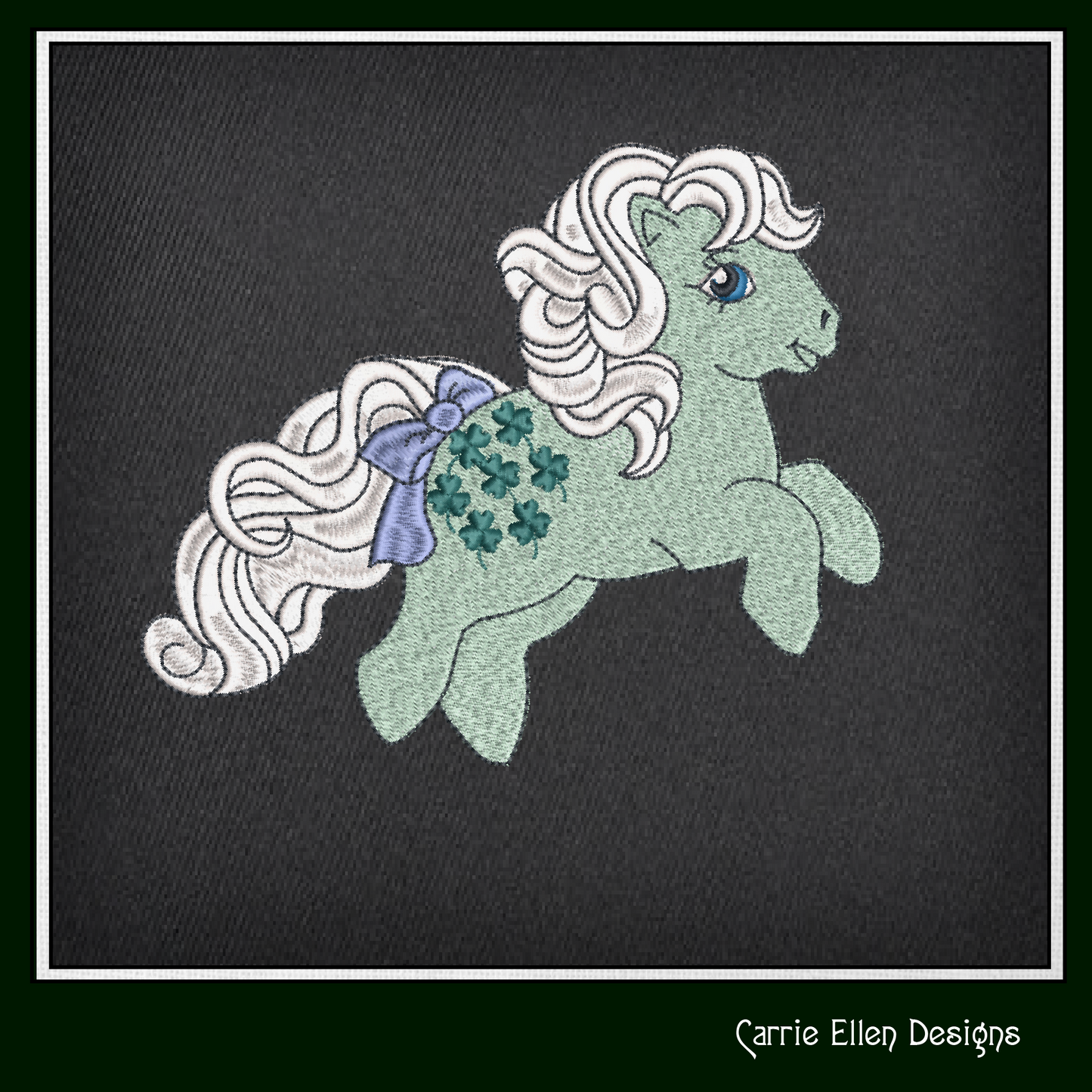 MLP Minty Machine Embroidery Design | My Little Pony Inspired Classic Character | Fandom Art for Apparel, Crafts & Gifts | 6 Sizes (1874)