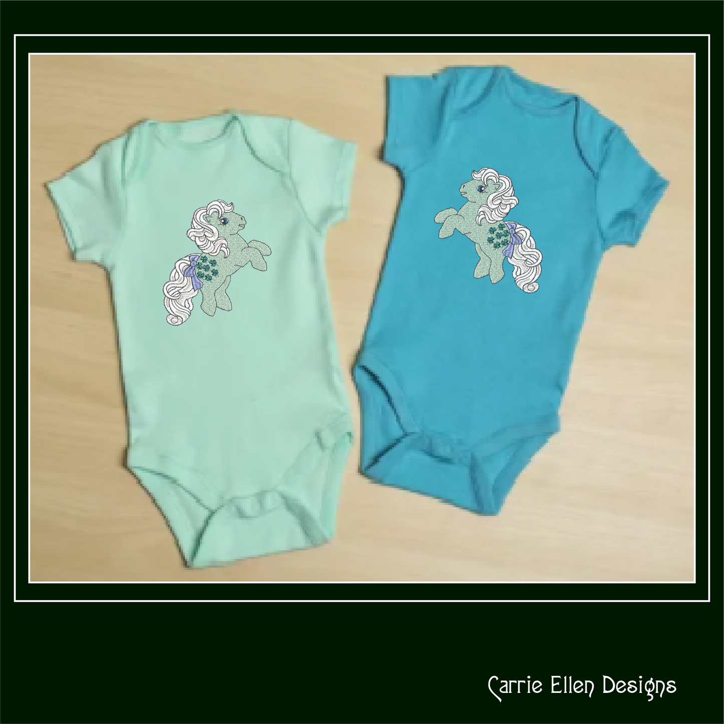 MLP Minty Machine Embroidery Design | My Little Pony Inspired Classic Character | Fandom Art for Apparel, Crafts & Gifts | 6 Sizes (1874)