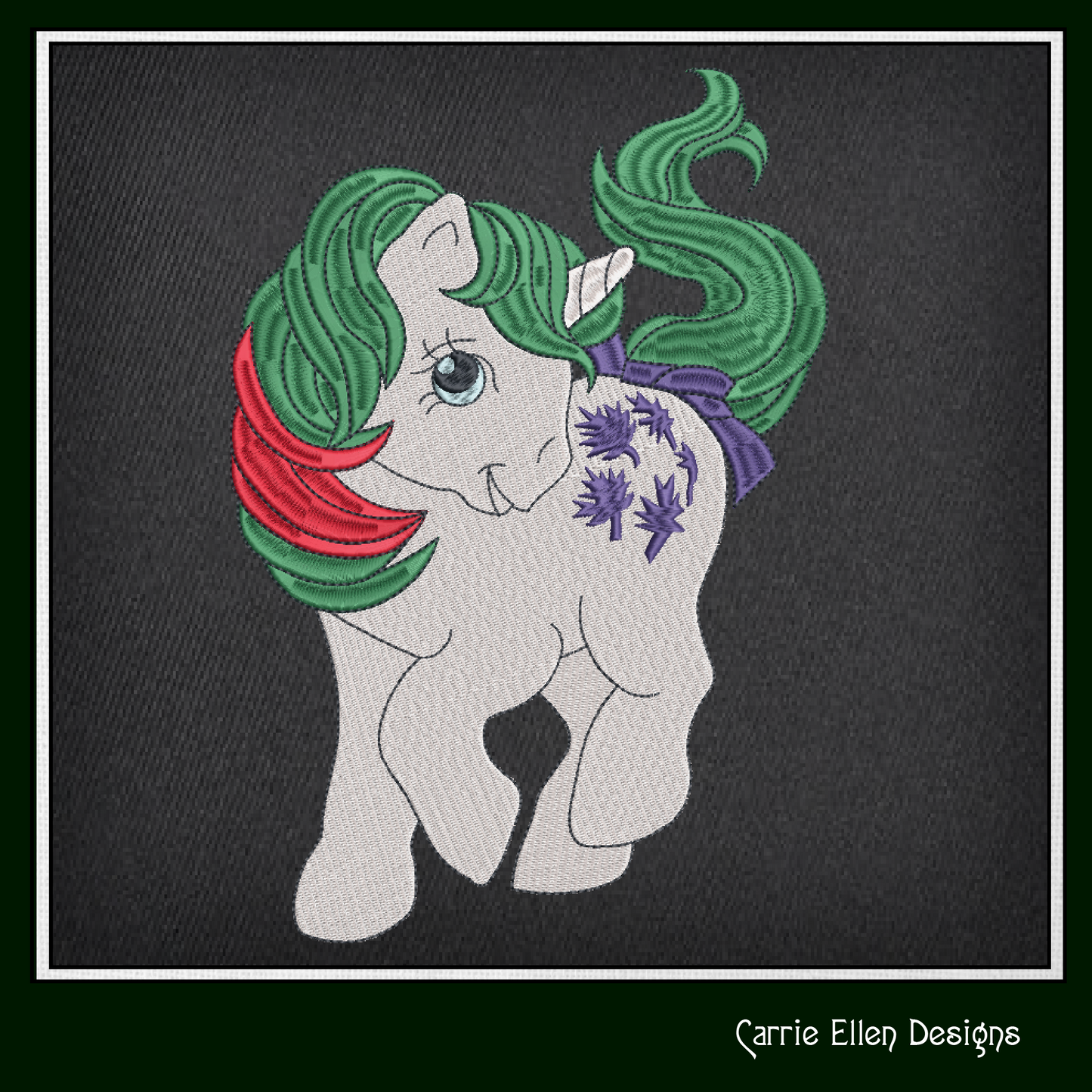 MLP Gusty Machine Embroidery Design | My Little Pony Inspired Classic Character | Fandom Art for Apparel, Crafts & Gifts | 6 Sizes (1875)