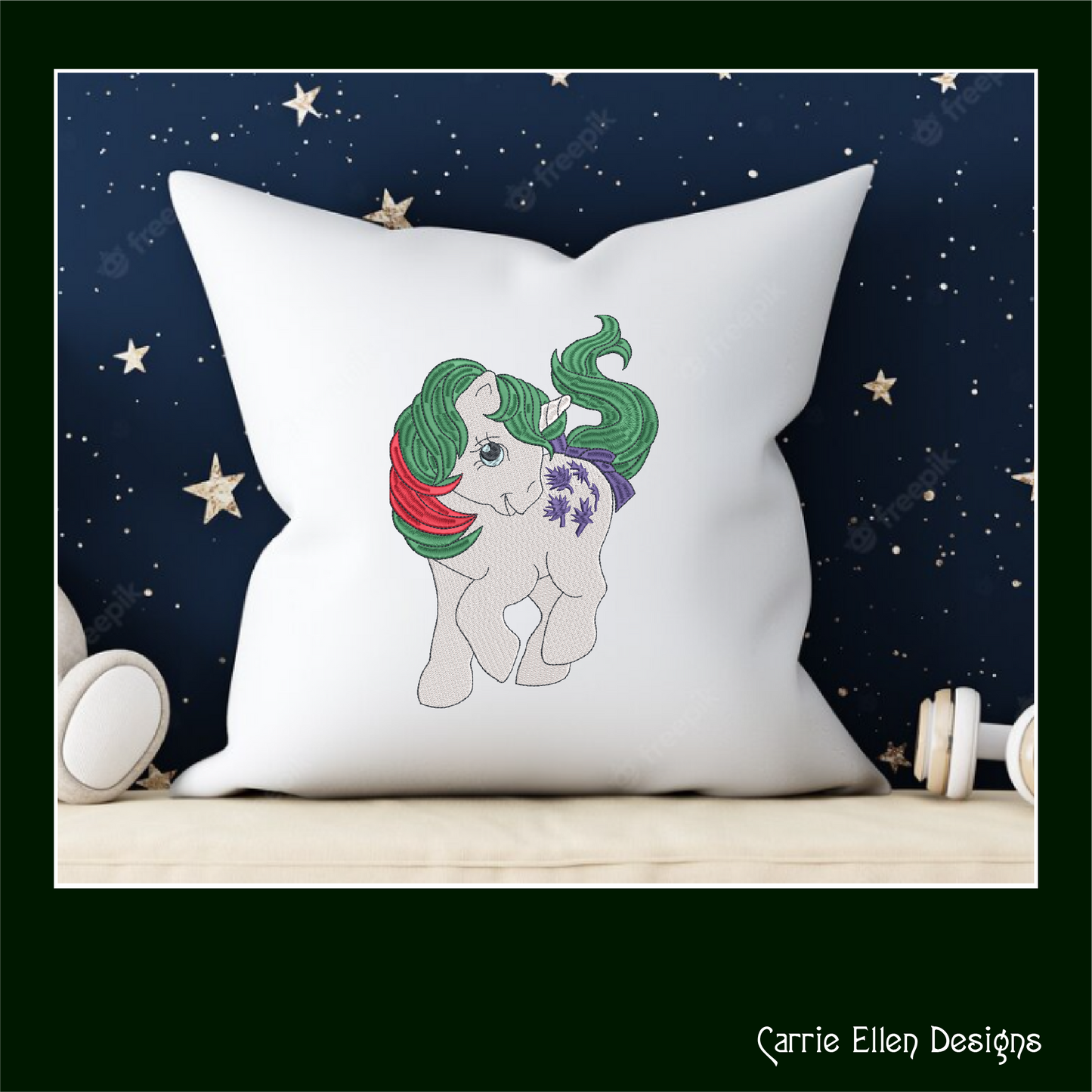MLP Gusty Machine Embroidery Design | My Little Pony Inspired Classic Character | Fandom Art for Apparel, Crafts & Gifts | 6 Sizes (1875)