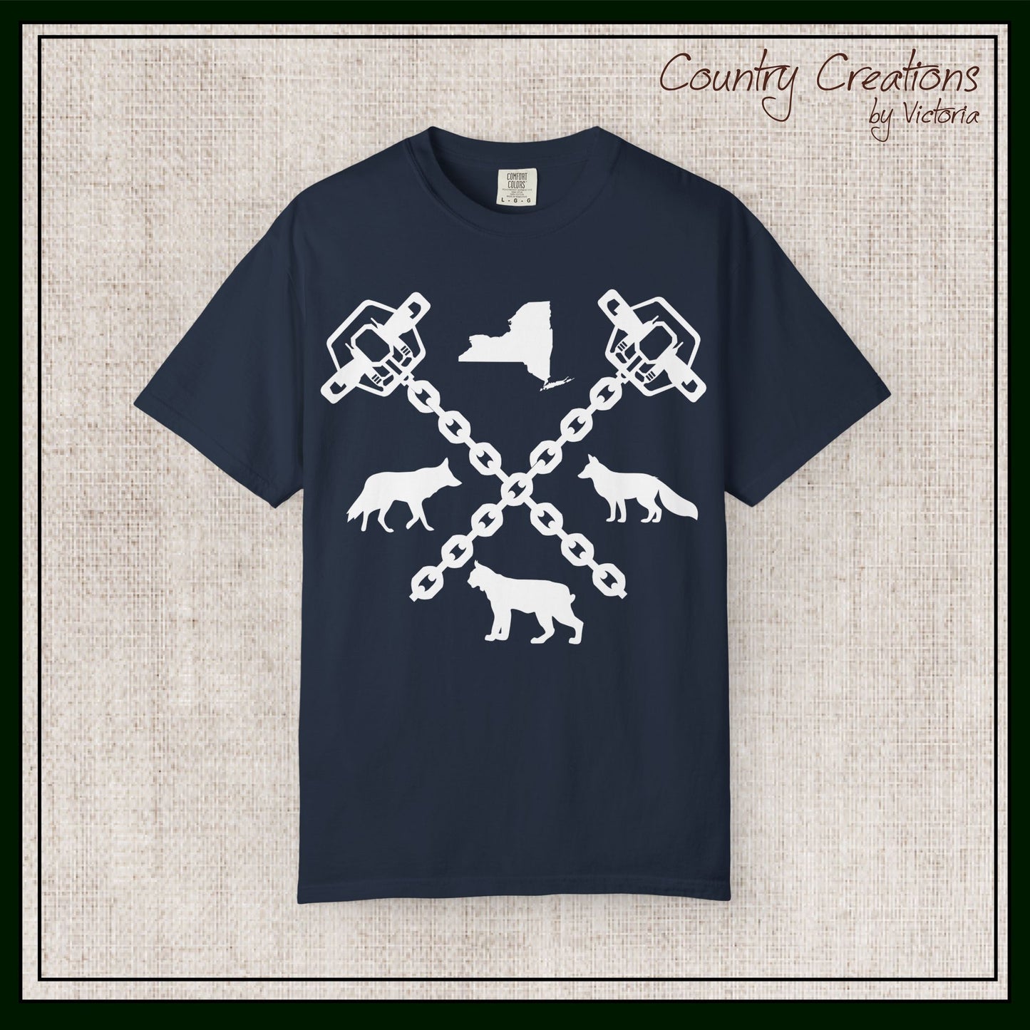 New York Trapper Unisex Comfort Colors T-Shirt – Hunter Lover Gift, Rustic Outdoor Graphic Tee (P6028)