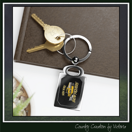 New York Snow Fighters Metal Photo Keychain (3961)