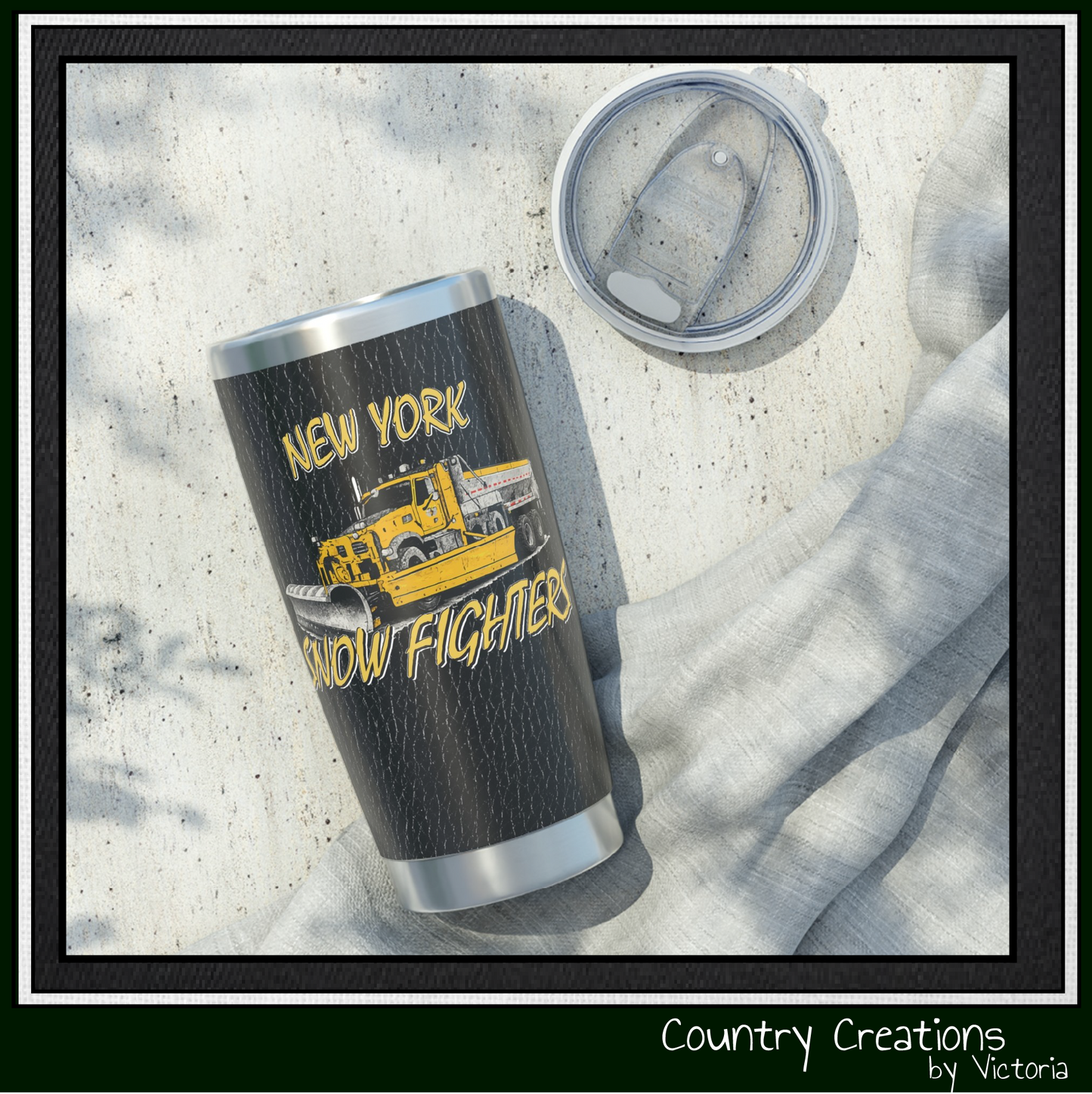 New York Snow Fighters Stainless Steel Insulated 20oz Tumbler (3962)