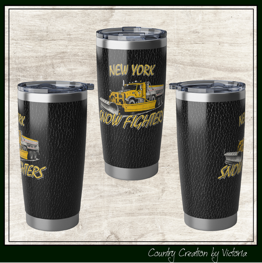 New York Snow Fighters Stainless Steel Insulated 20oz Tumbler (3962)