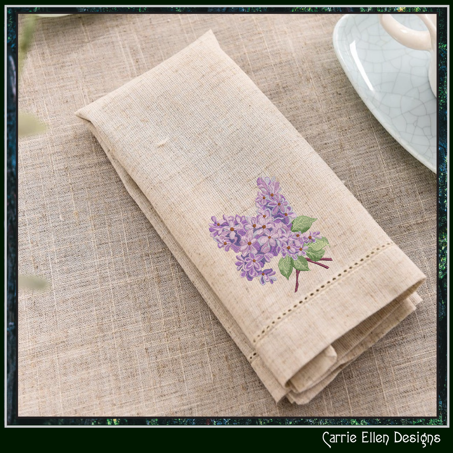 Bunch of Lilacs Machine Embroidery Design – Artistic Floral Pattern – Plants & Flowers – 3 Sizes (2026)