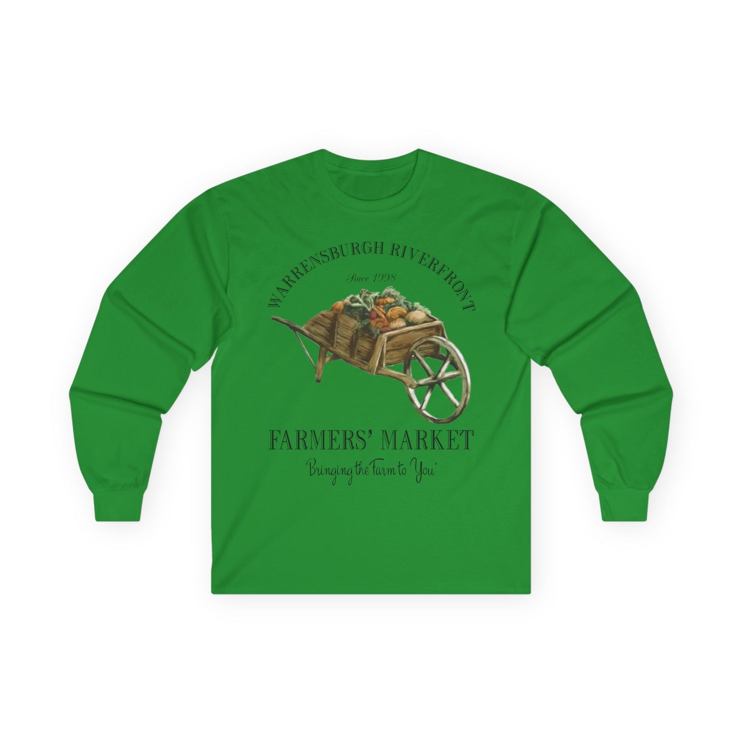 Warrensburgh Riverfront Farmers Market Unisex Long Sleeve Tee (P-6011)