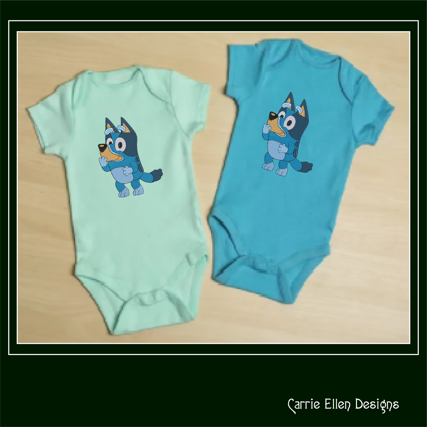 Giggling Bluey Machine Embroidery Design, Bluey Heeler Fandom Cartoon Character Embroidery Pattern, 6 sizes (2519)