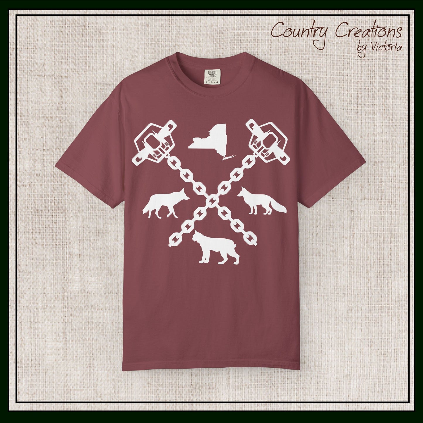 New York Trapper Unisex Comfort Colors T-Shirt – Hunter Lover Gift, Rustic Outdoor Graphic Tee (P6028)
