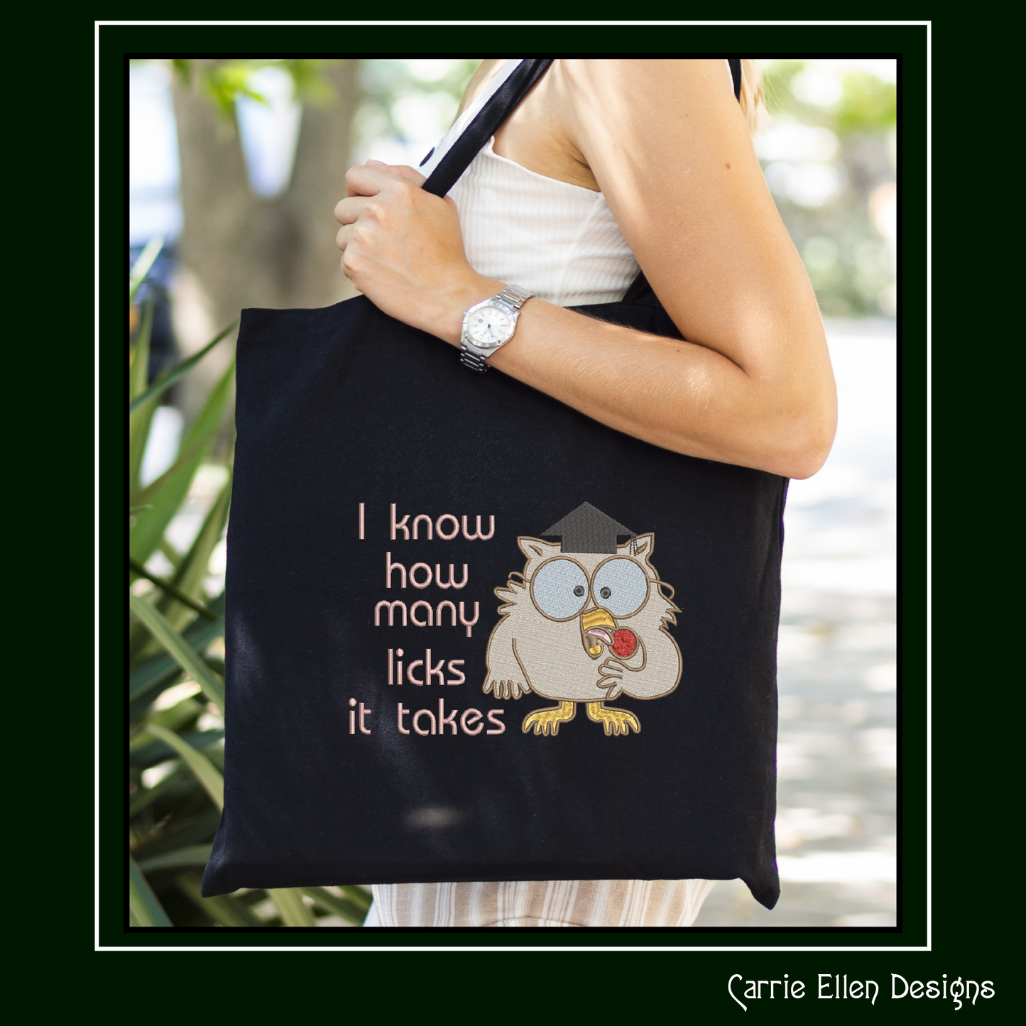 Ask Mr Owl Iconic Machine Embroidery Design, Nostalgic I Know How Many Licks Commercial Design, 6 Sizes (2571)