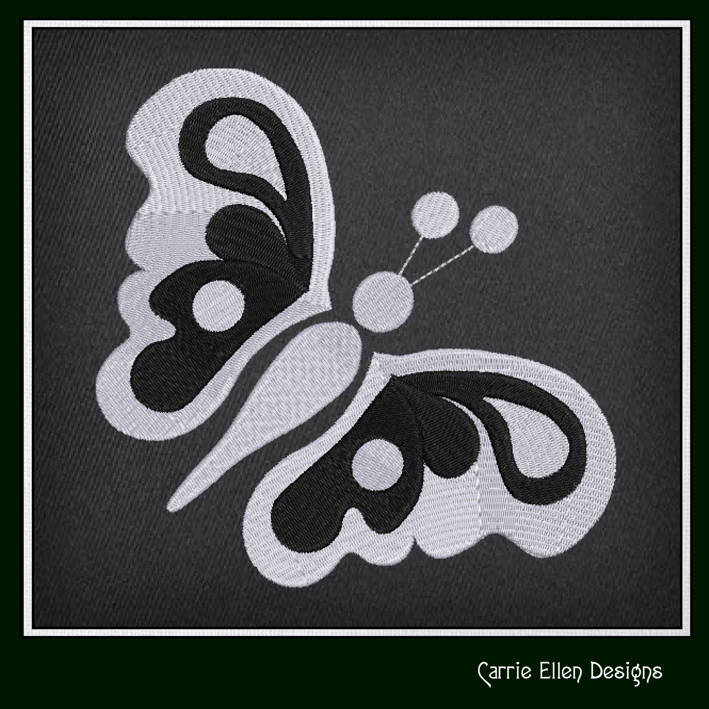 Butterfly Machine Embroidery Design, Small Tiny Butterflies, Garden Insect Embroidery Designs, 3 Sizes (2706)