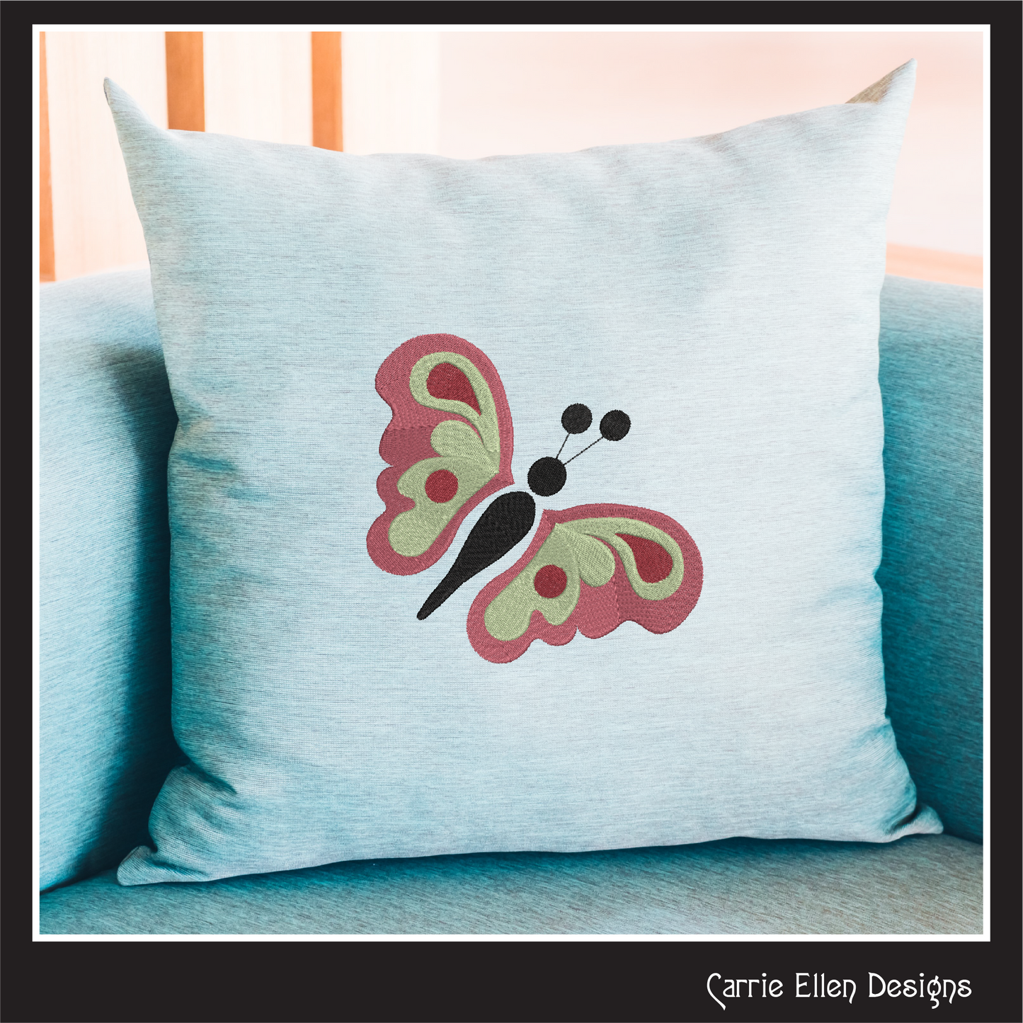 Butterfly Machine Embroidery Design, Small Tiny Butterflies, Garden Insect Embroidery Designs, 3 Sizes (2706)