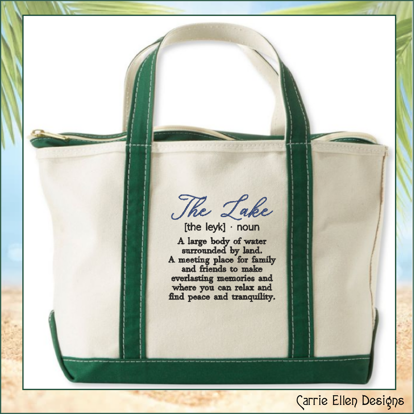 The Lake Machine Embroidery Design Saying, Lake Dictionary Definition, Family Camping Fishing House Decor (2846)